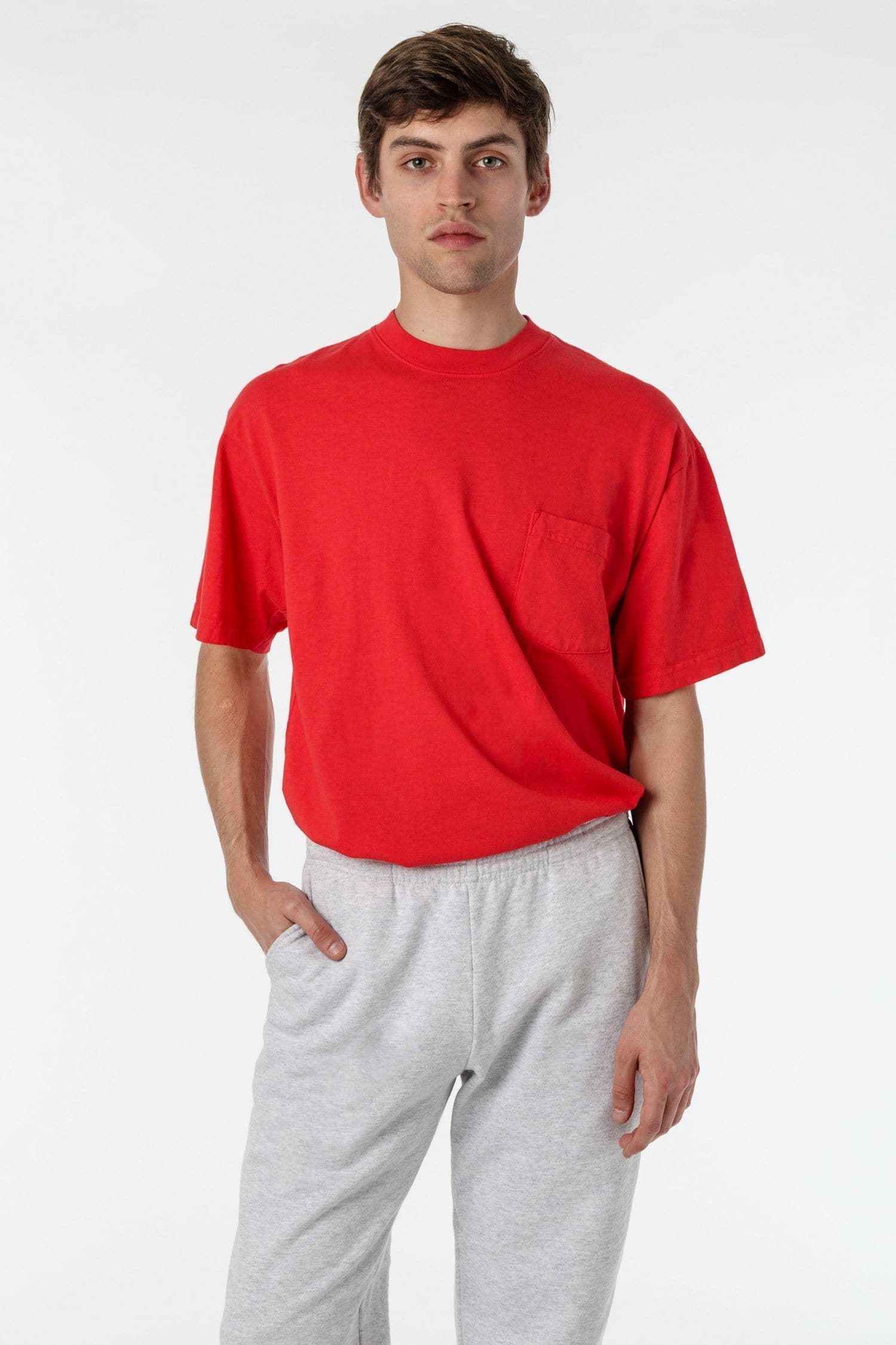1809GD Mix - Short Sleeve Garment Dye Pocket T-Shirt - Image 4