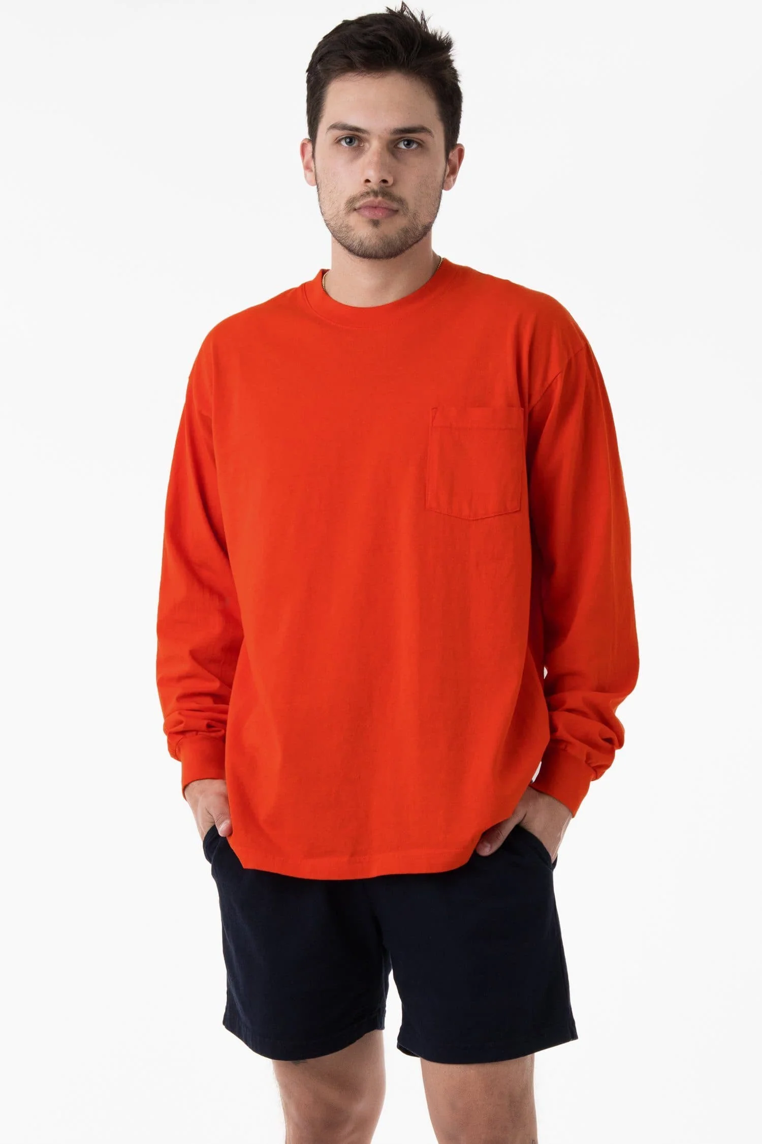 1810GD - Long Sleeve Garment Dye Pocket T-Shirt - Image 19