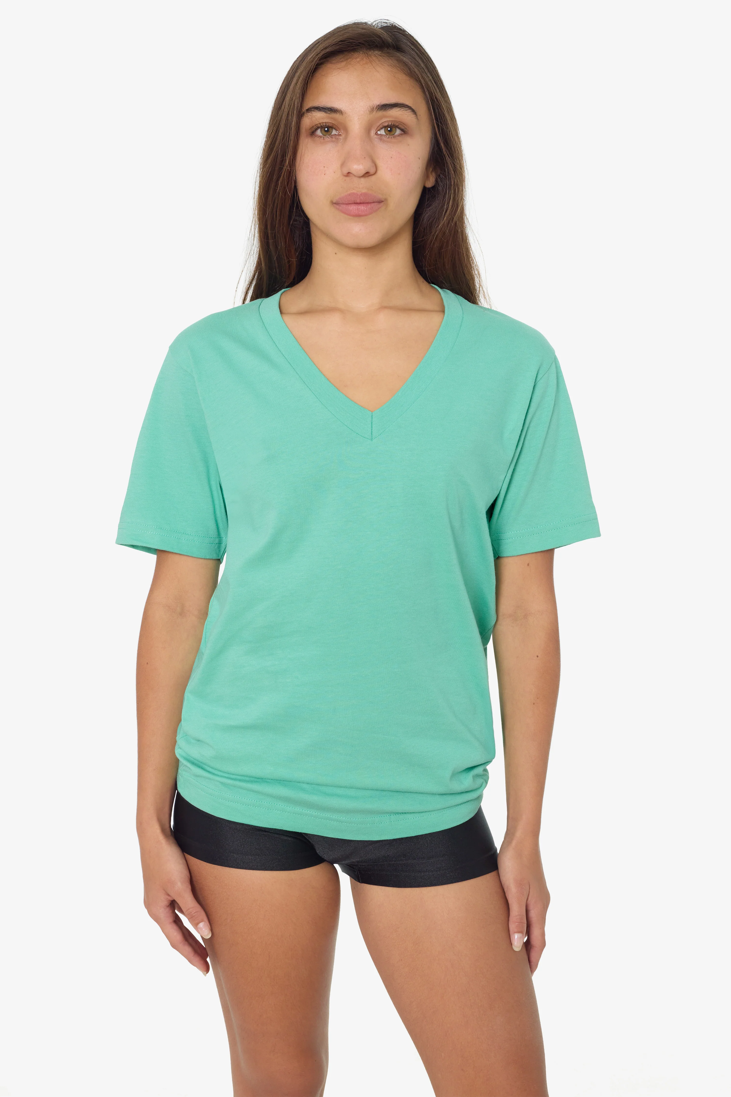24056 - Fine Jersey V-Neck T-Shirt - Image 15