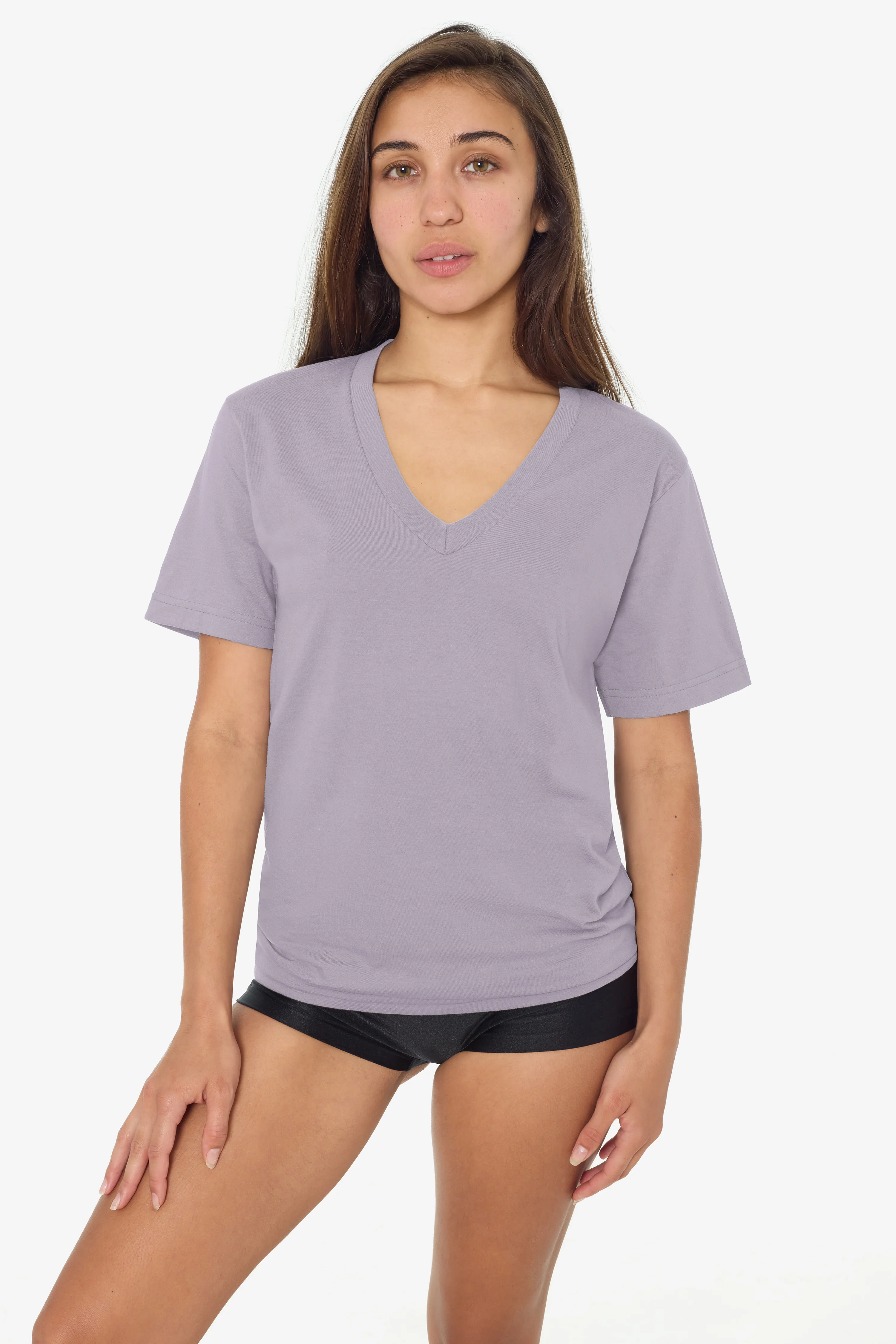 24056 - Fine Jersey V-Neck T-Shirt - Image 19