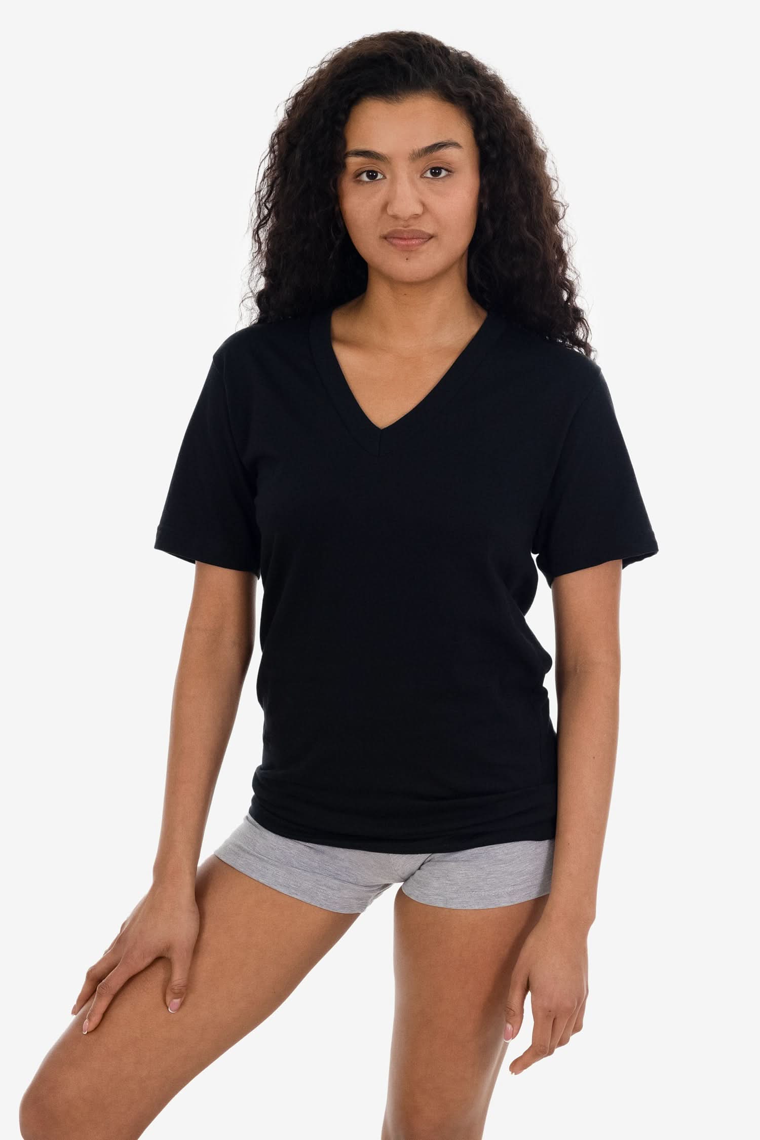 24056 - Fine Jersey V-Neck T-Shirt - Image 25