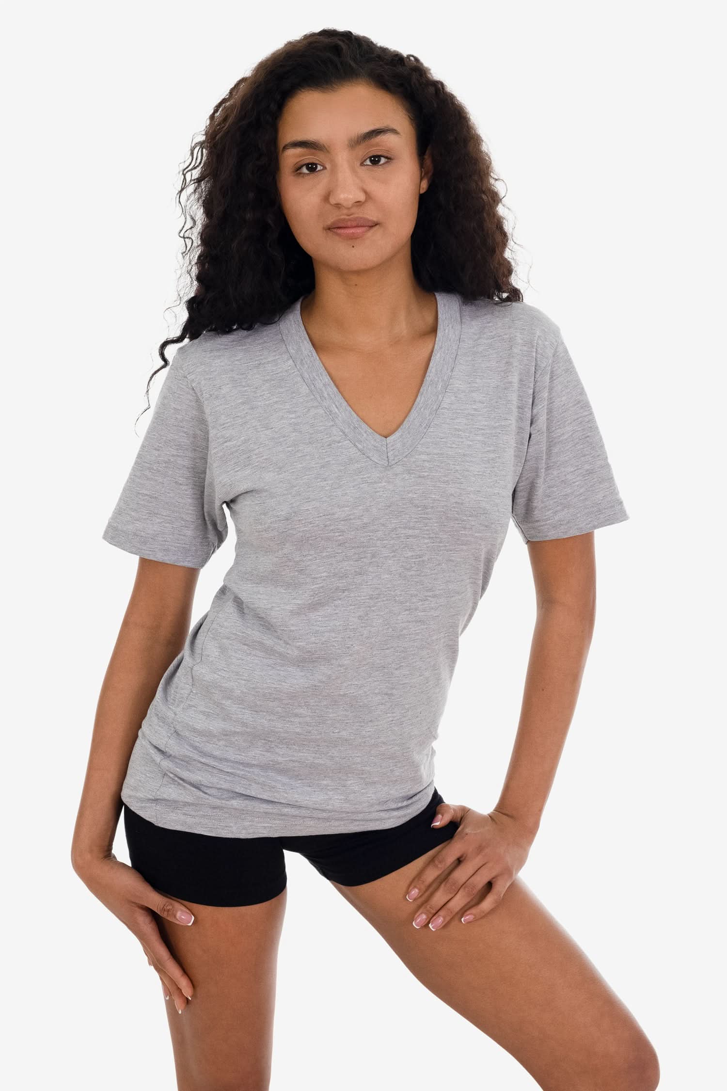 24056 - Fine Jersey V-Neck T-Shirt - Image 31