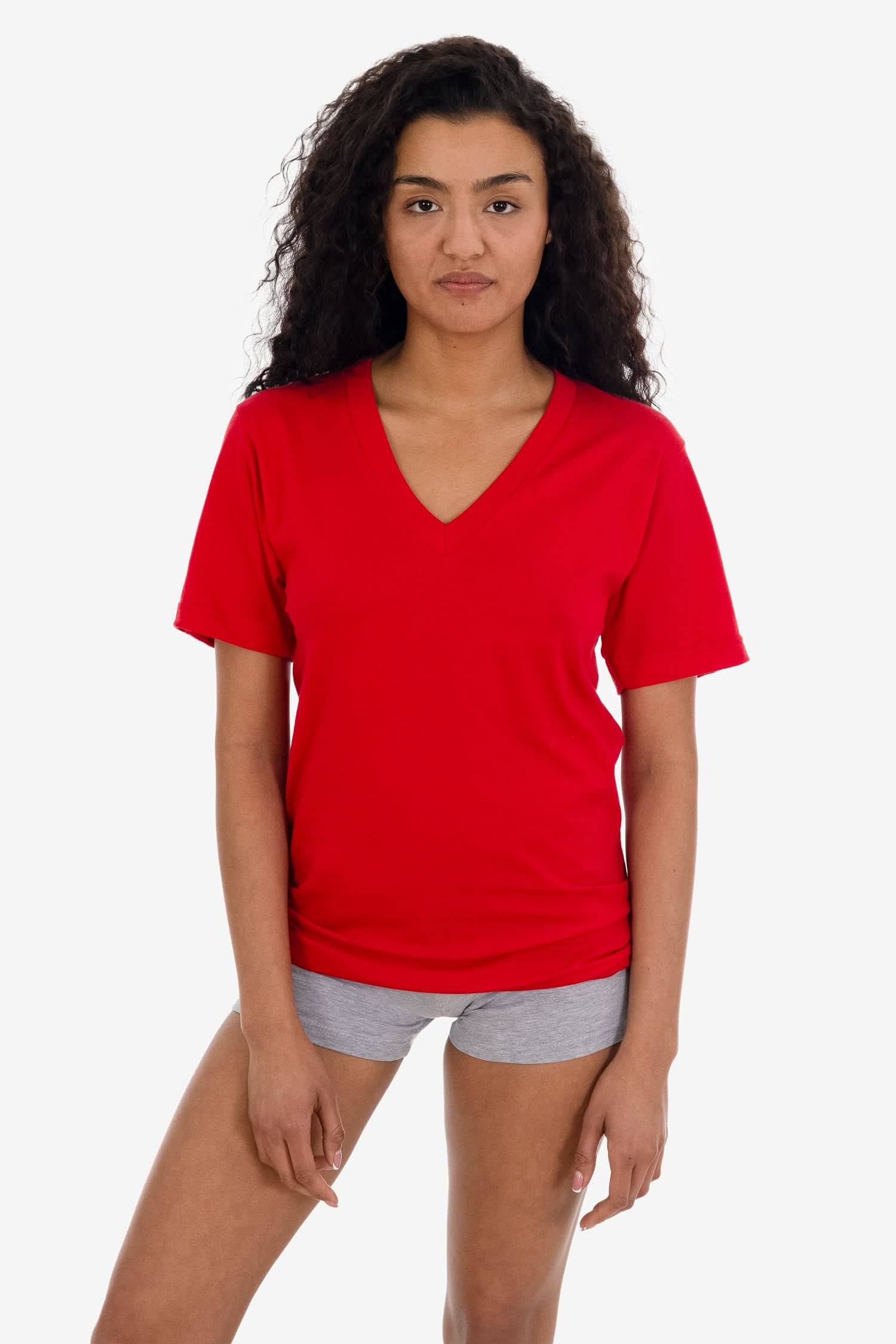 24056 - Fine Jersey V-Neck T-Shirt - Image 37