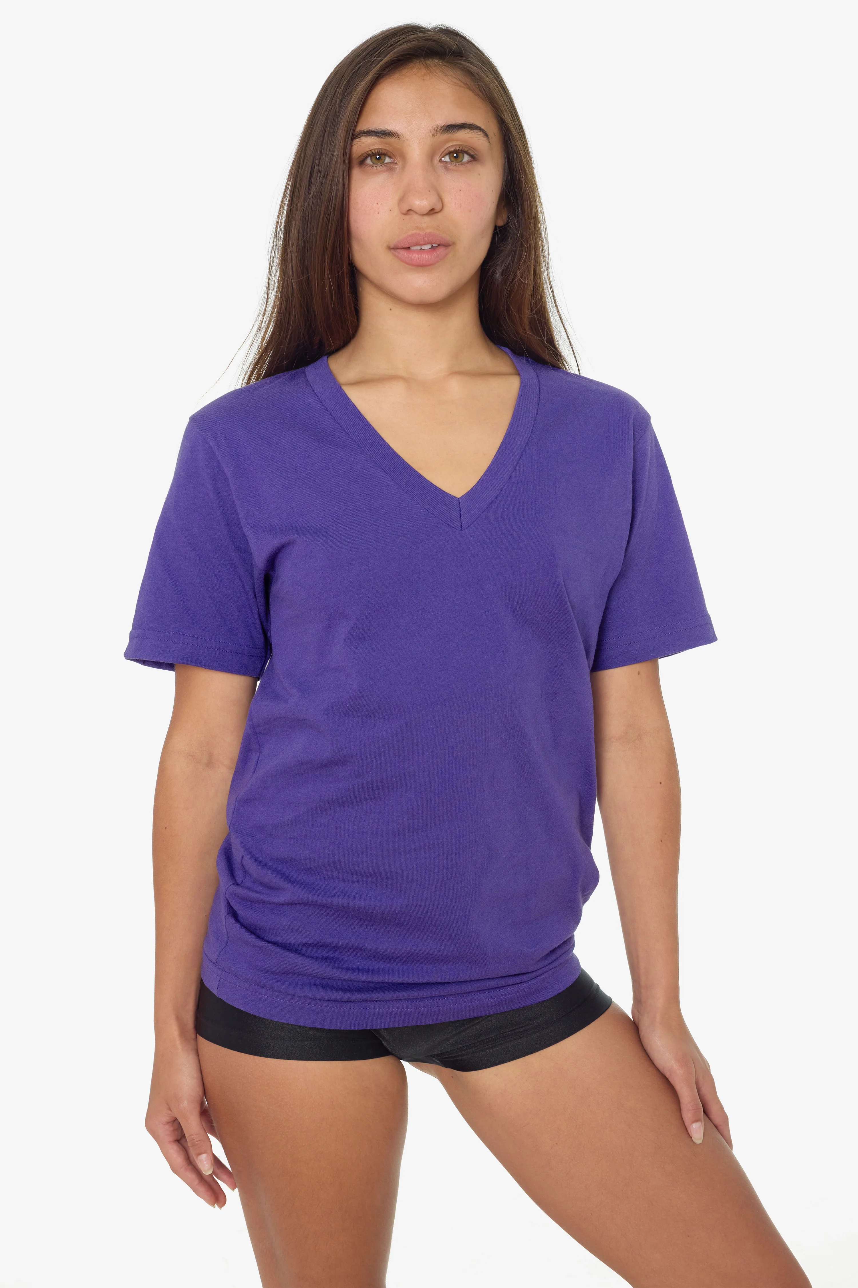 24056 - Fine Jersey V-Neck T-Shirt - Image 41