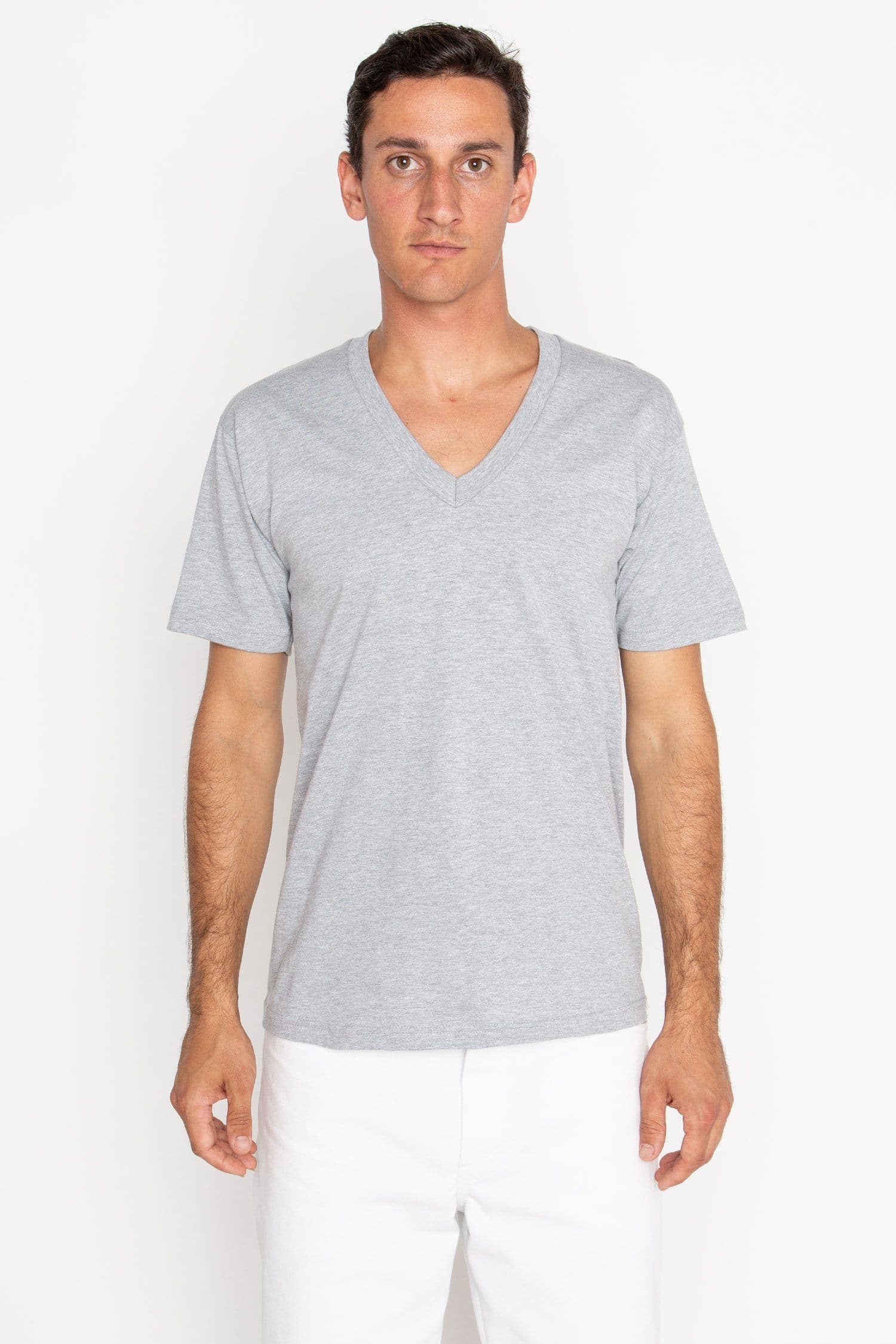 24056 - Fine Jersey V-Neck T-Shirt - Image 43