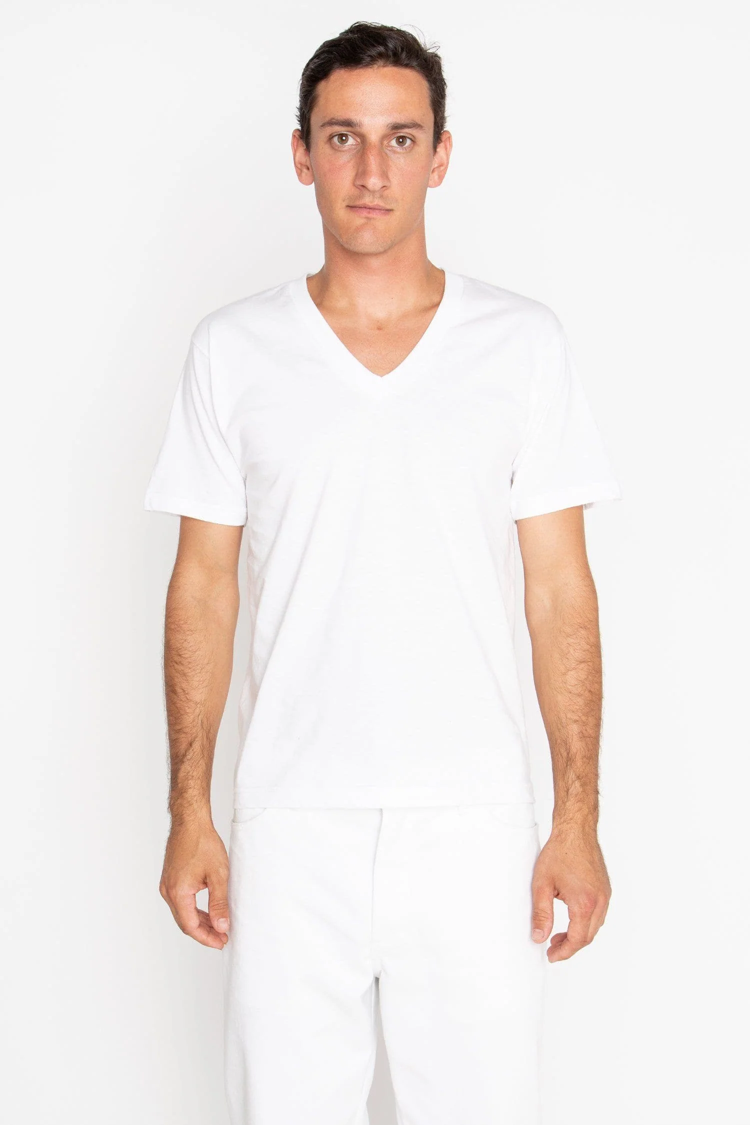 24056 - Fine Jersey V-Neck T-Shirt - Image 45