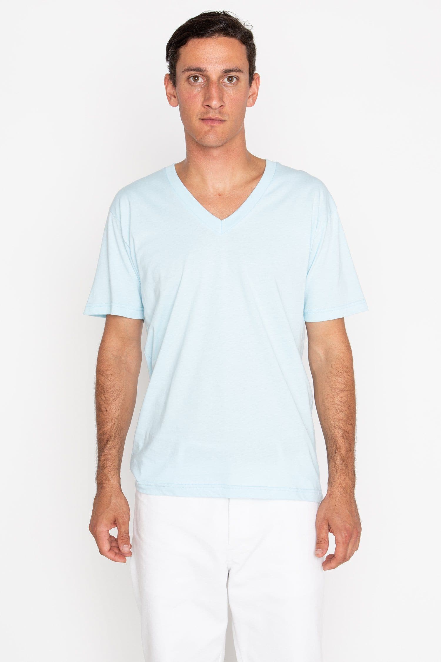24056 - Fine Jersey V-Neck T-Shirt - Image 48