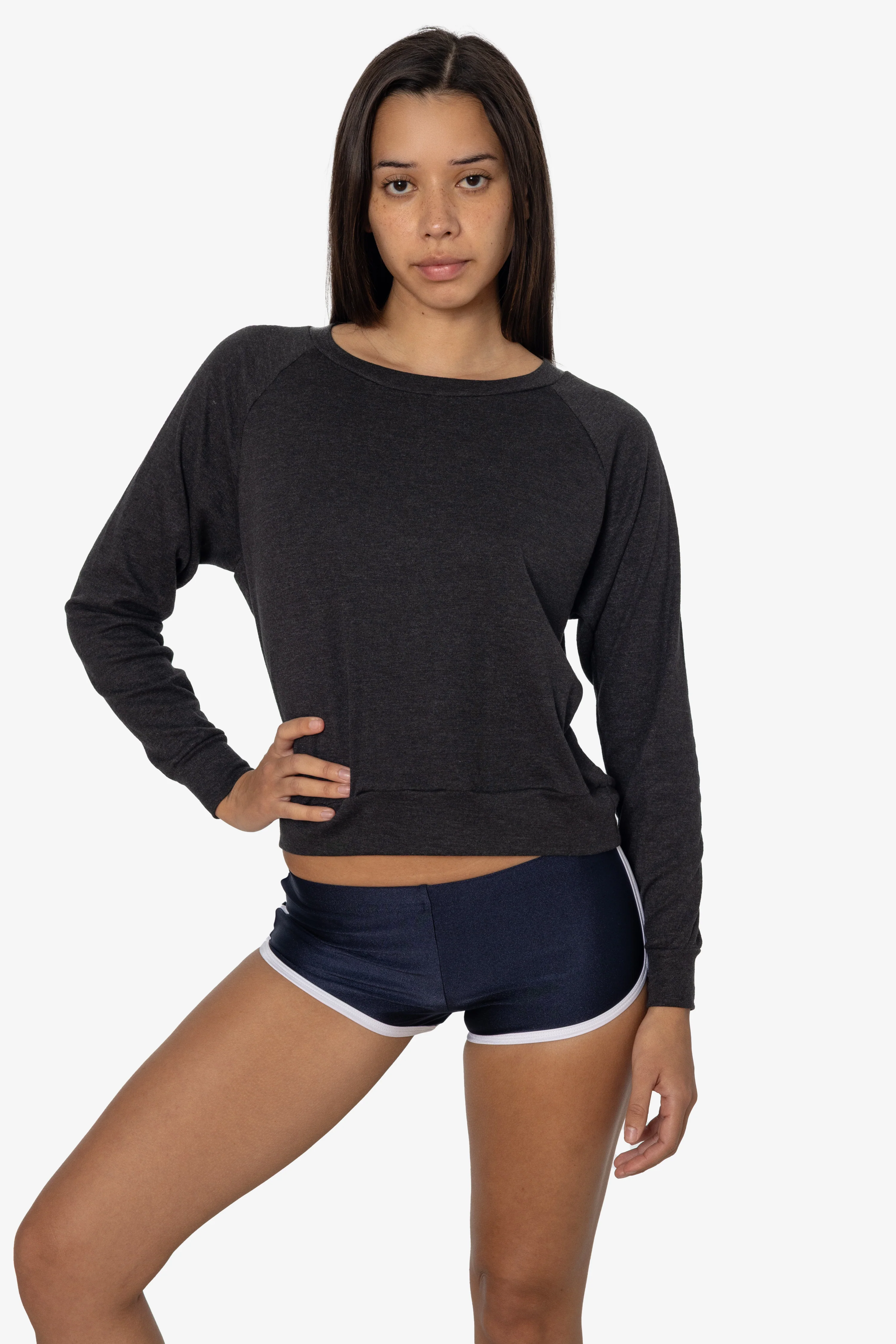 BR3094 - Women's Tri-Blend Rib Pullover - Image 13