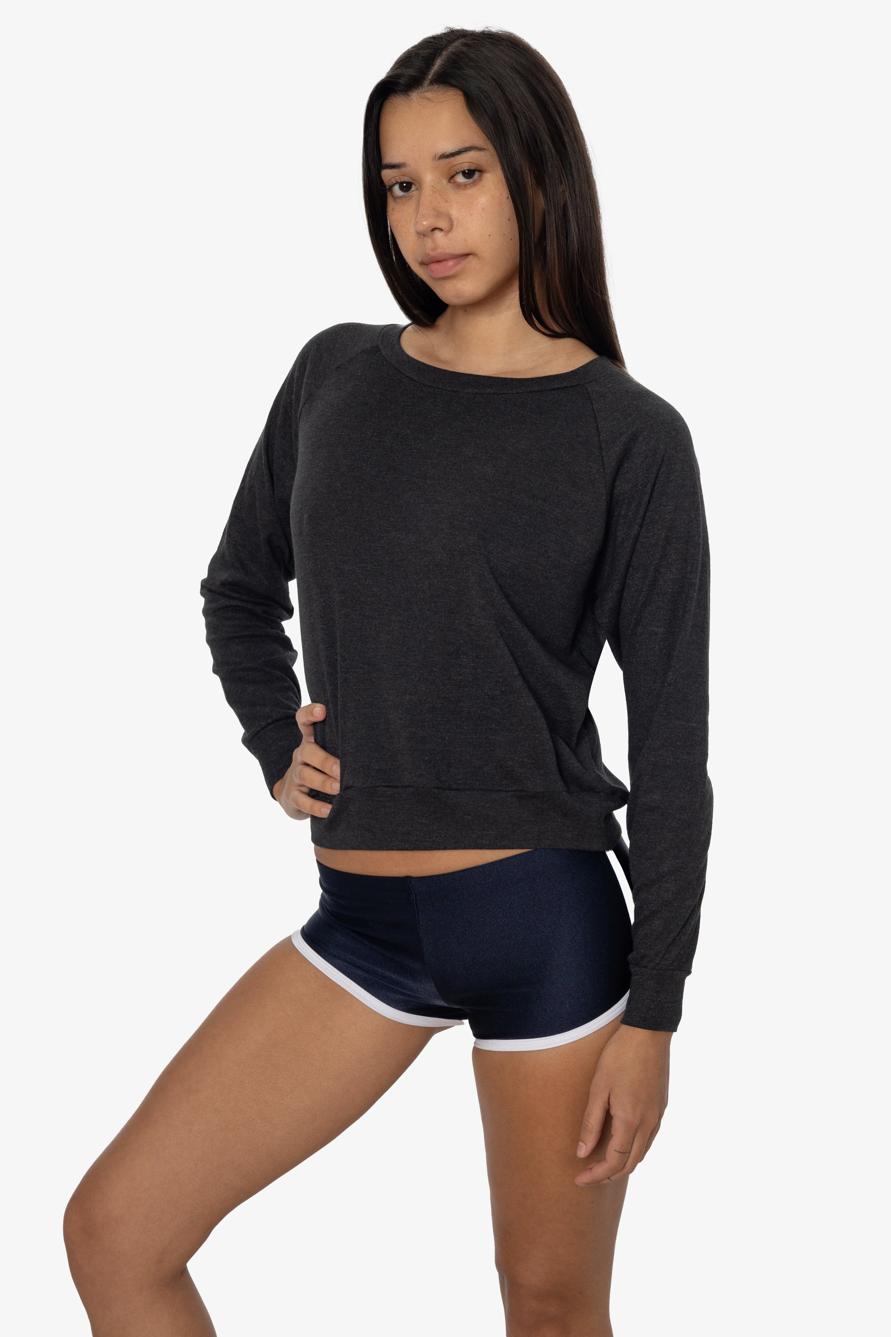 BR3094 - Women's Tri-Blend Rib Pullover - Image 16