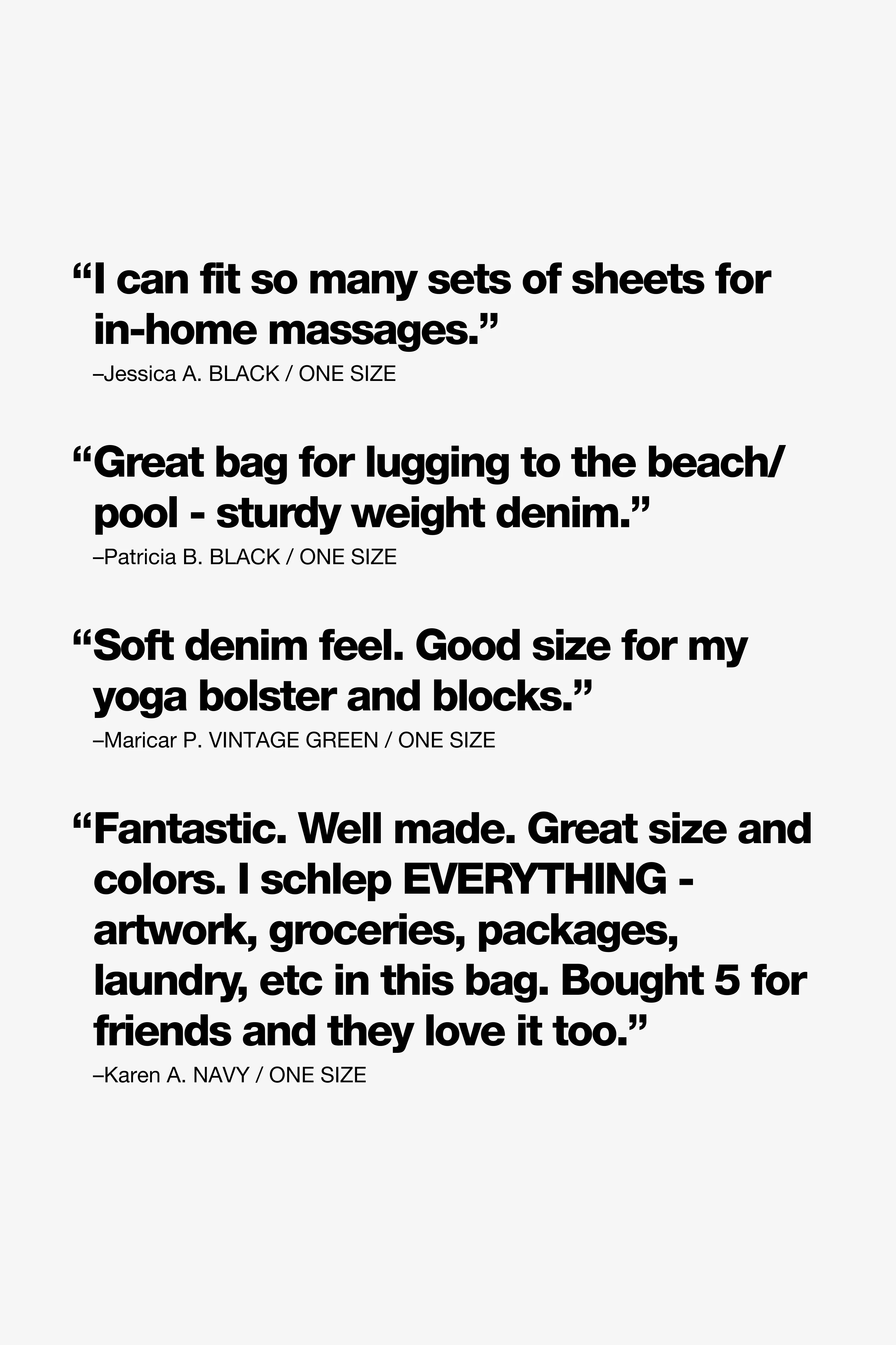 BD12 - Bull Denim Oversized Bag - Image 20