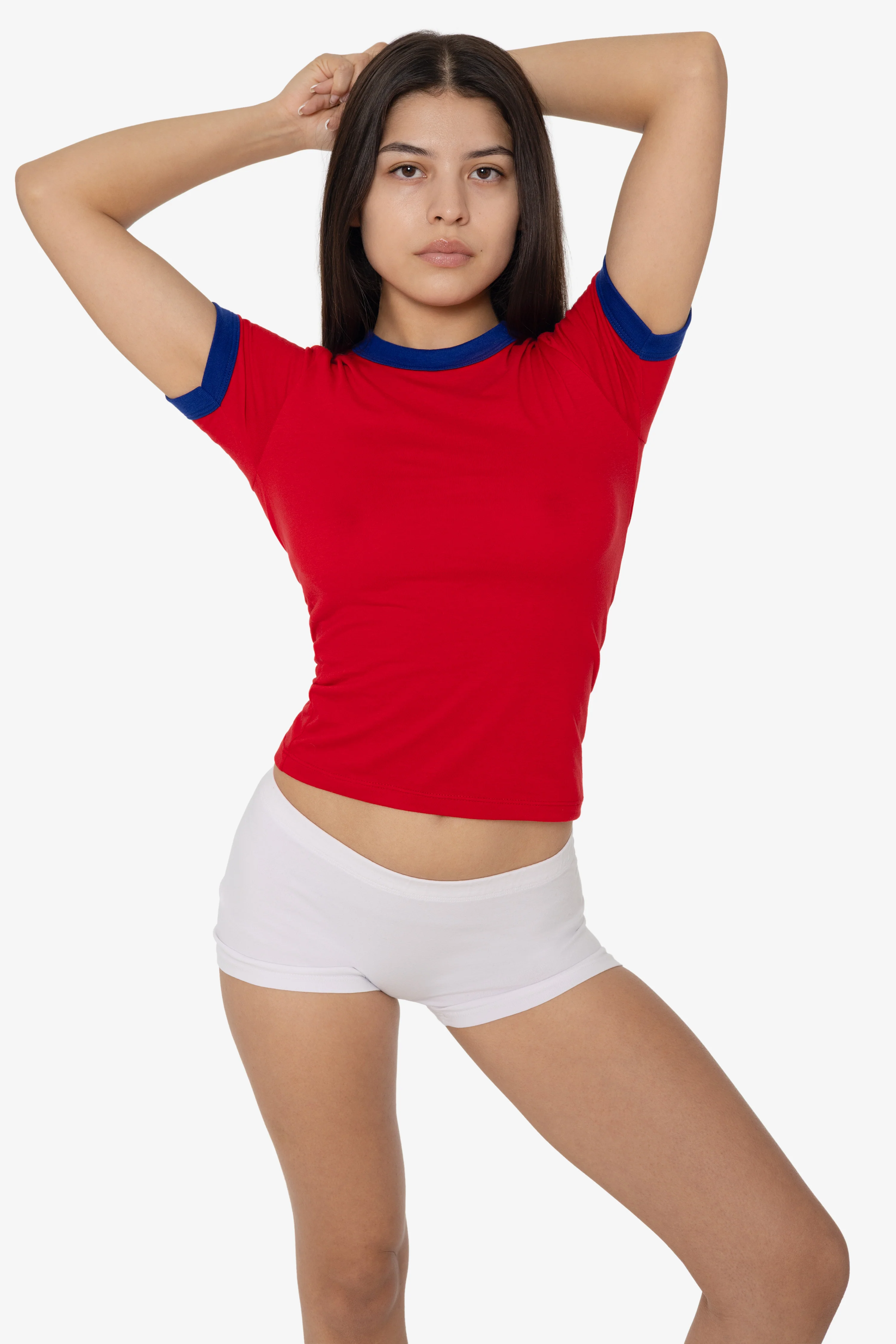 FF310 - Women's Poly Cotton Ringer Tee
