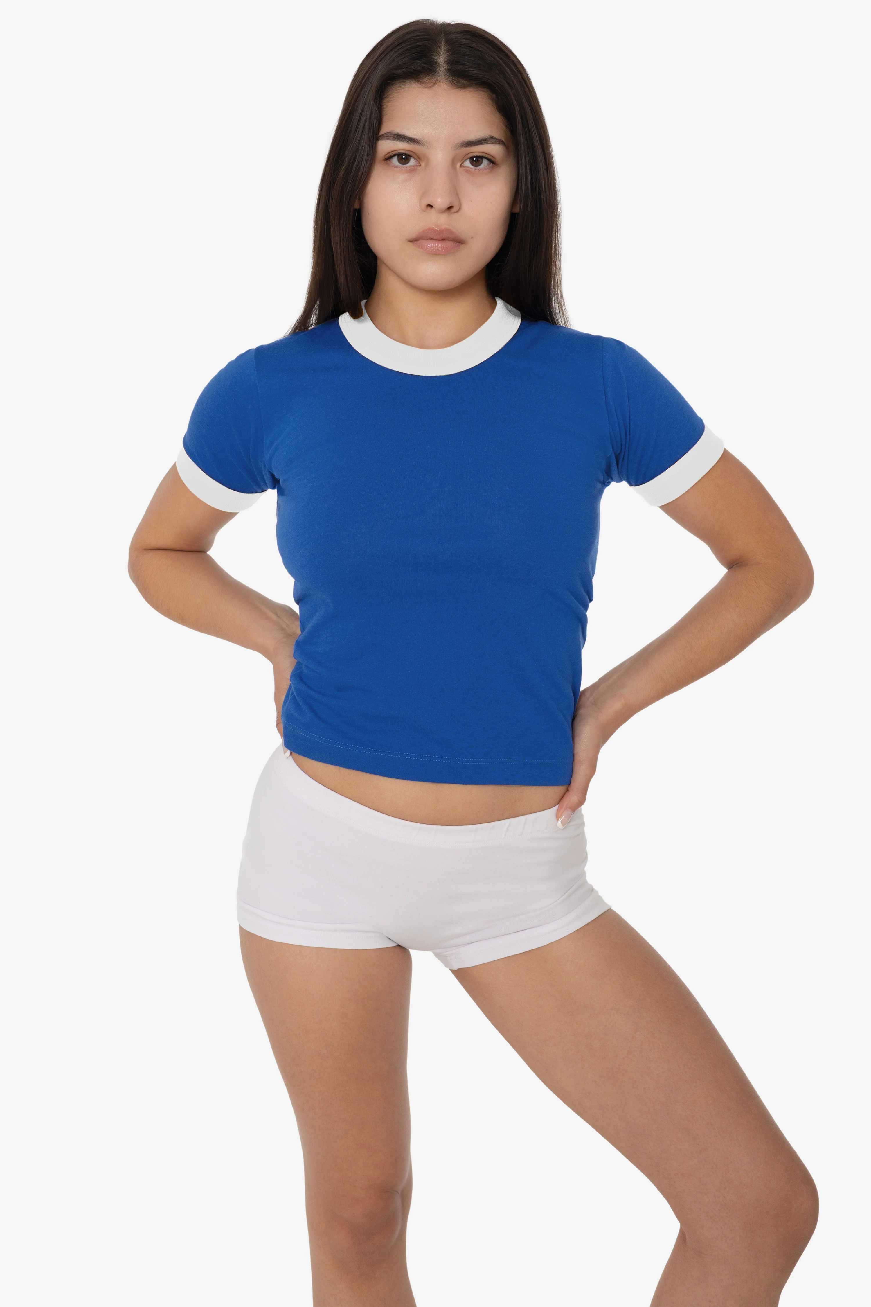 FF310 - Women's Poly Cotton Ringer Tee - Image 28