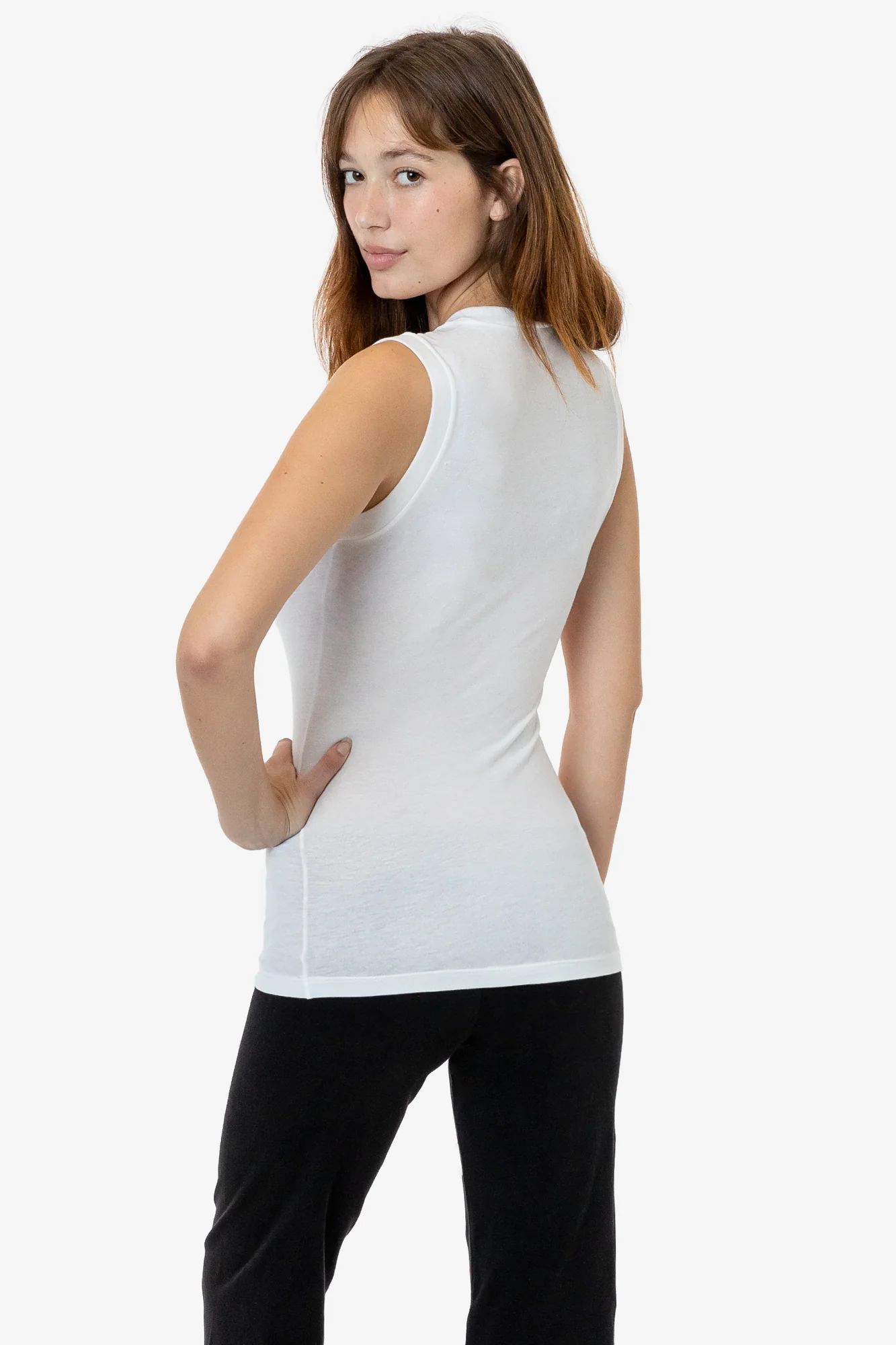 FF366 - Poly Cotton Sleeveless V Neck - Image 12