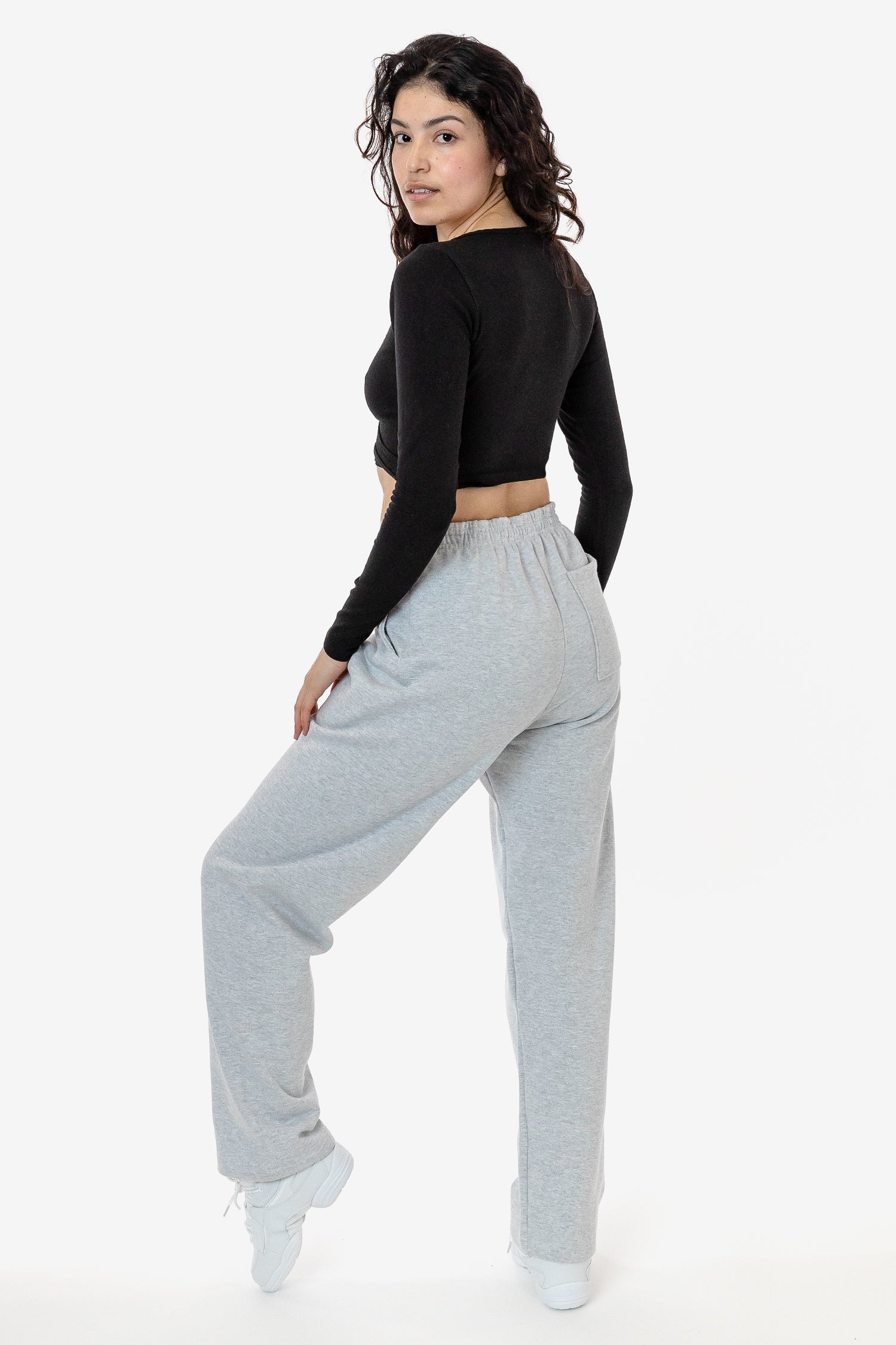 HF05 - Heavy Fleece Wide Leg Sweatpants (Piece Dye) - Image 22