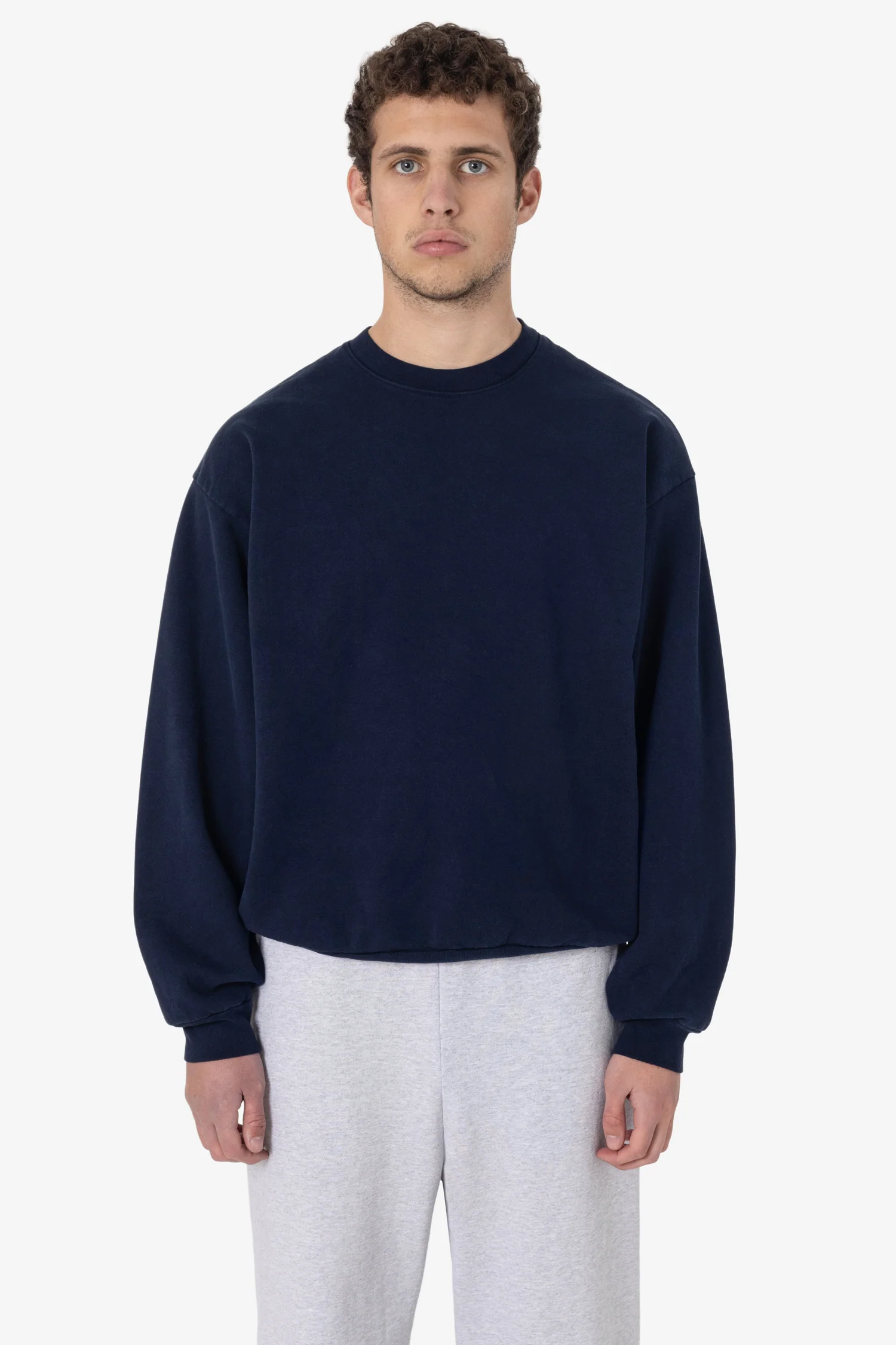 HF07 - Heavy Fleece Crewneck Sweatshirt (Piece Dye) - Image 3