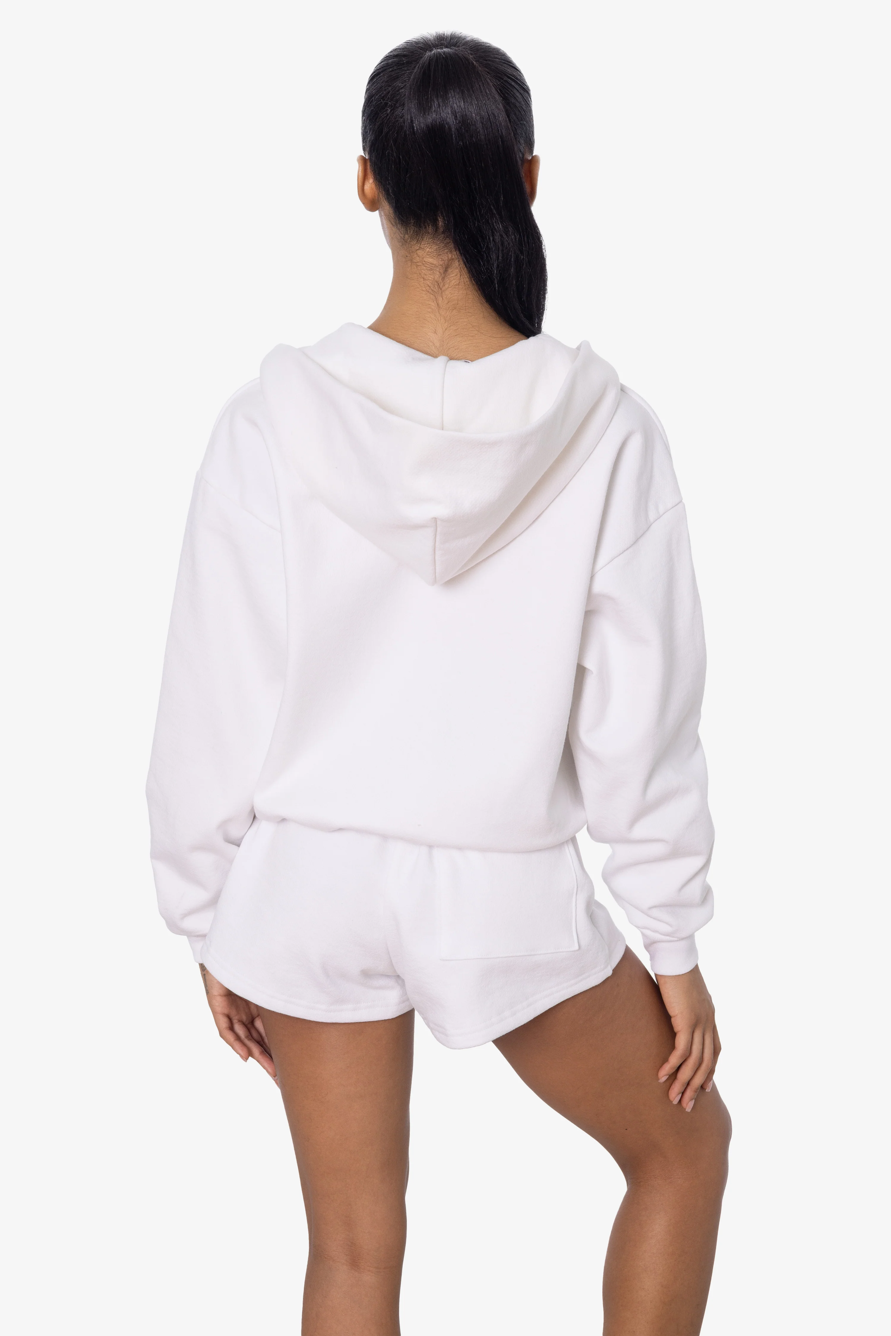 HF16 - Heavy Fleece Cropped Zip-Up Hoodie (Garment Dye) - Image 47