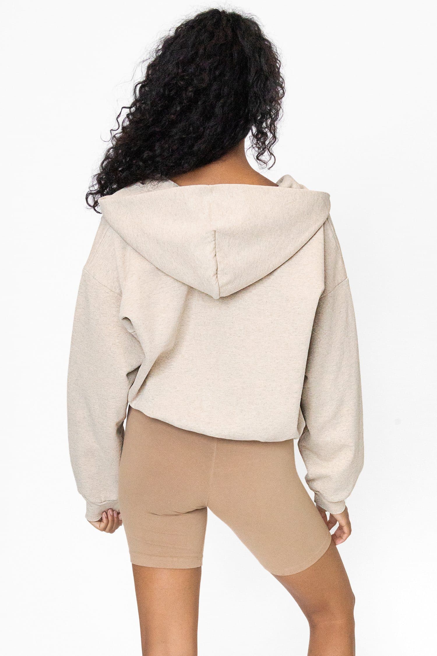 HF16 - Heavy Fleece Cropped Zip-Up Hoodie (Garment Dye) - Image 63