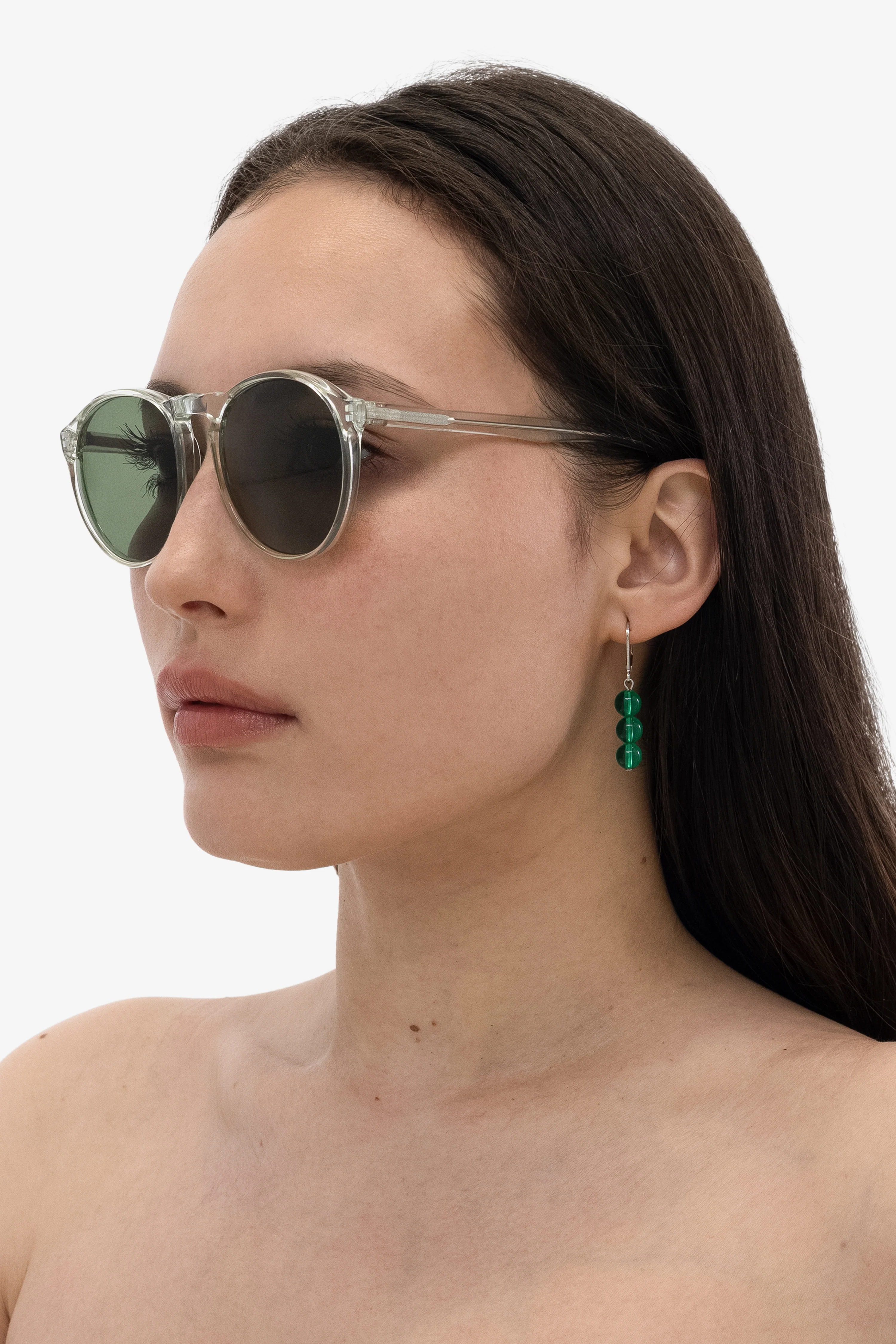 JWL8DE - 8MM Triple Beaded Drop Earrings - Image 25