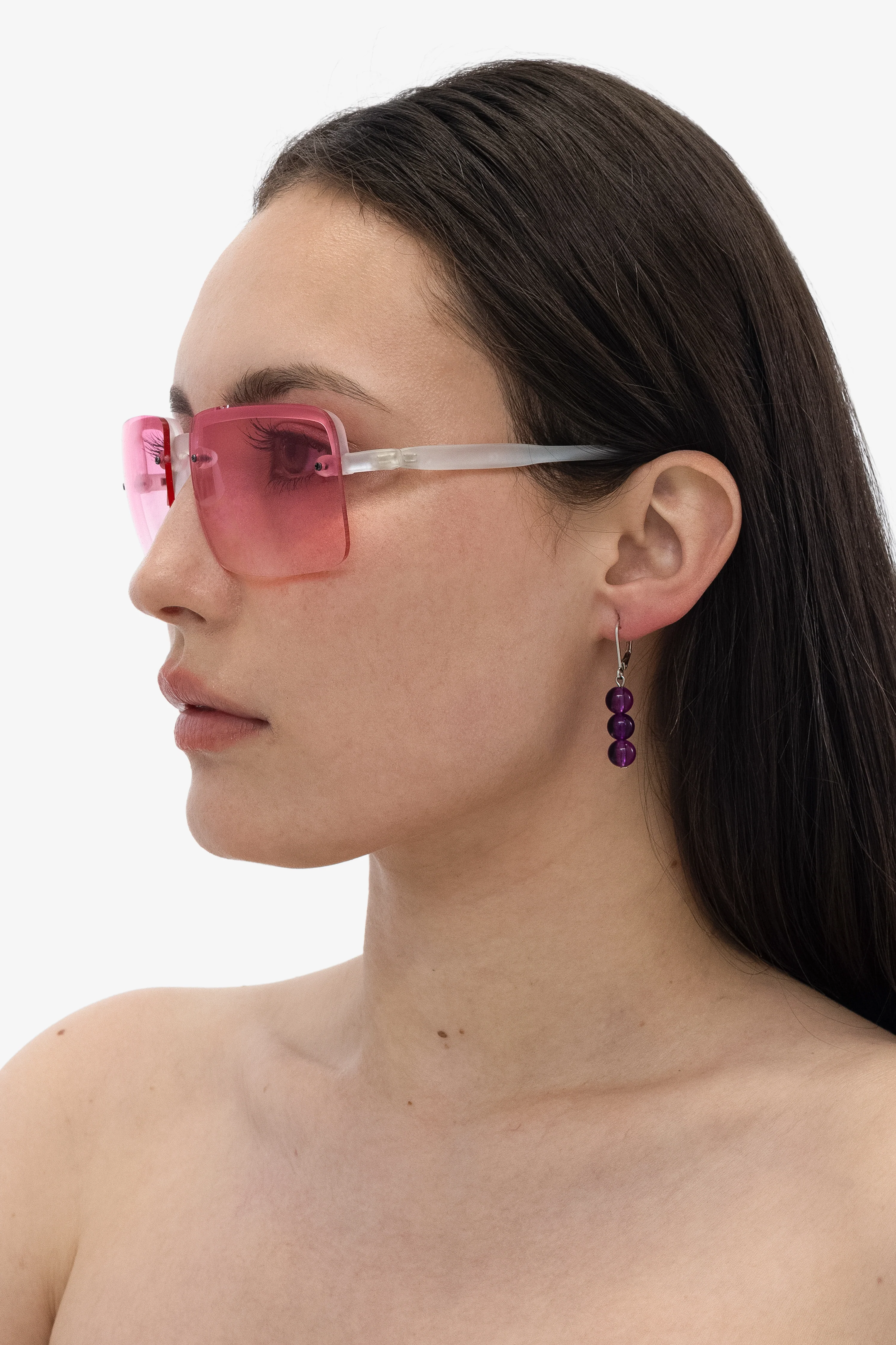 JWL8DE - 8MM Triple Beaded Drop Earrings - Image 33