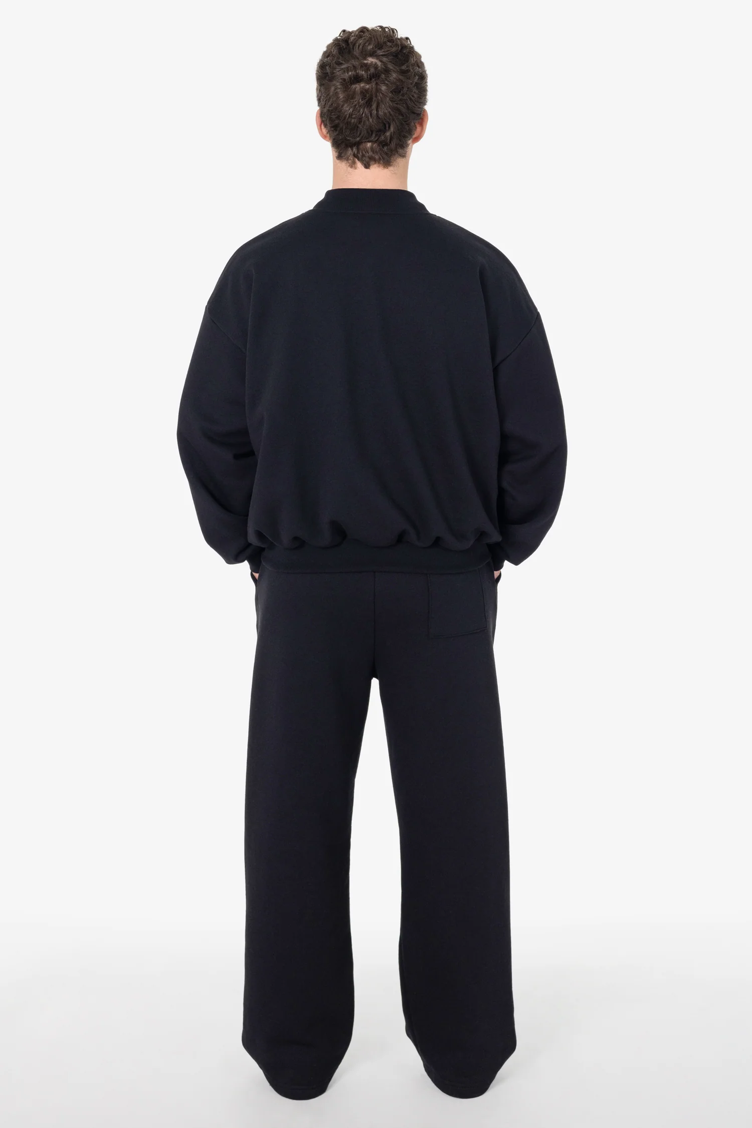 MWF1045 - 10 oz. Mid-Weight Poly Cotton Fleece Wide Open Bottom Sweatpant - Image 4