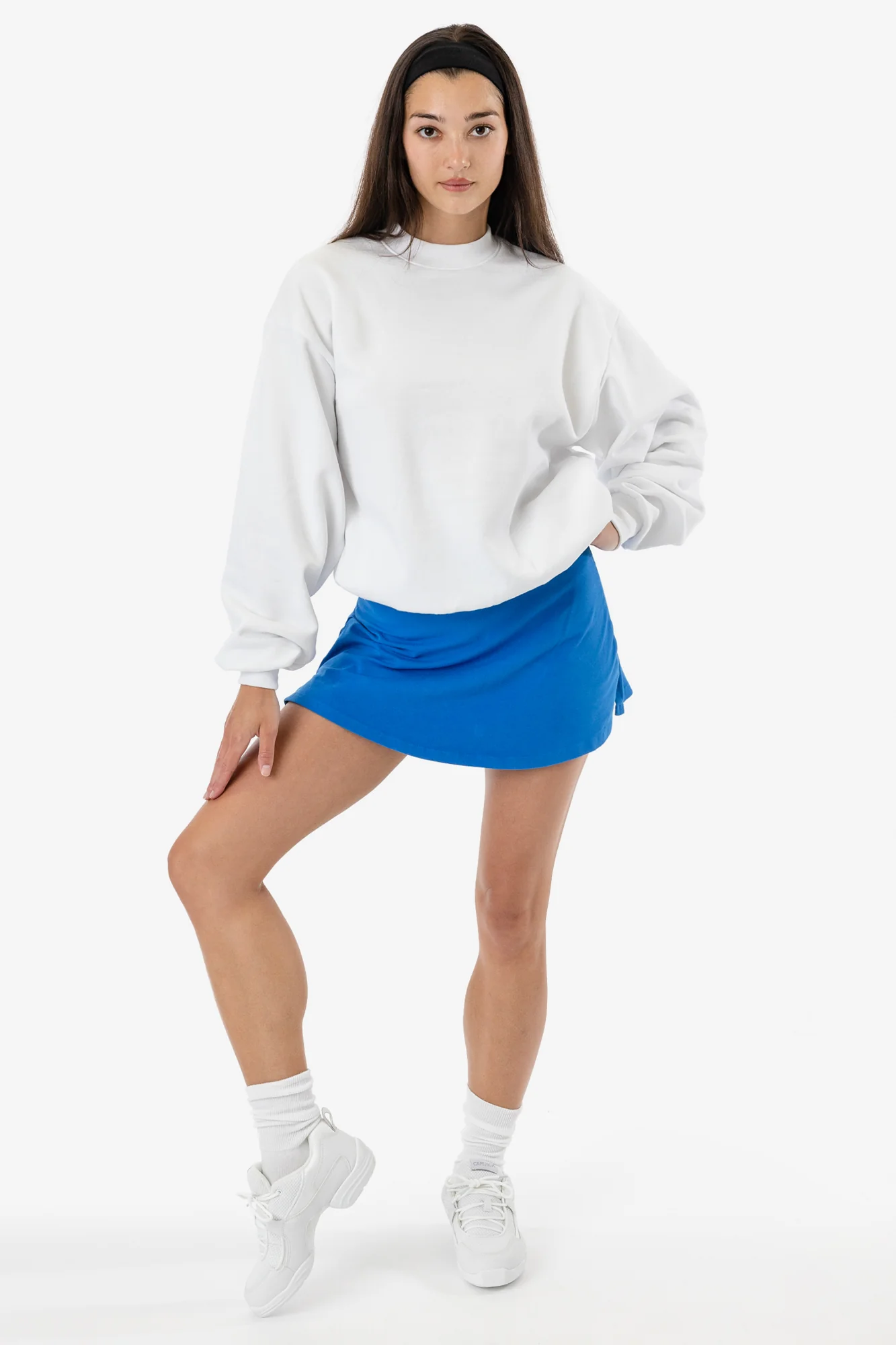 MWF1047 Unisex - 10 oz. Mid-weight Poly Cotton Fleece Wide Crewneck - Image 9