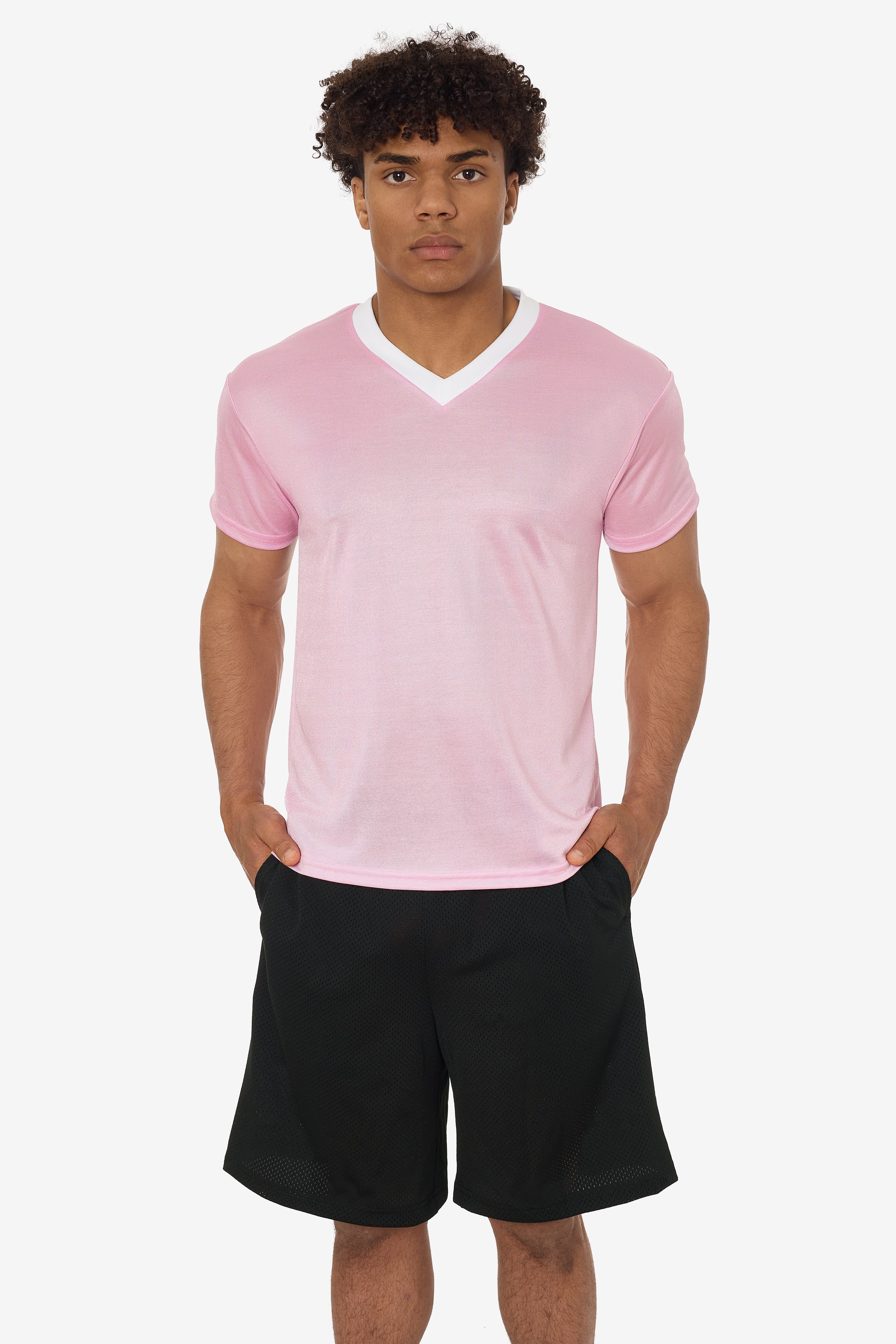 PPQ56 - Boxy Fit V-Neck Tee - Image 18