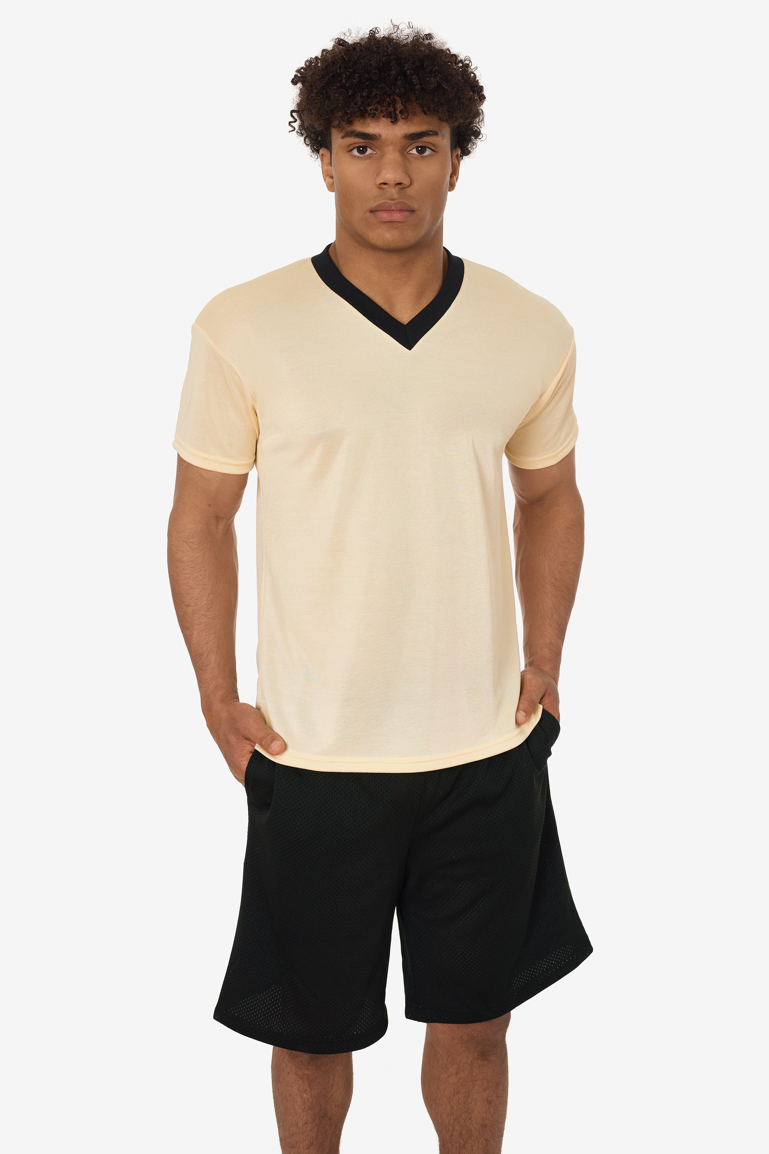 PPQ56 - Boxy Fit V-Neck Tee - Image 31