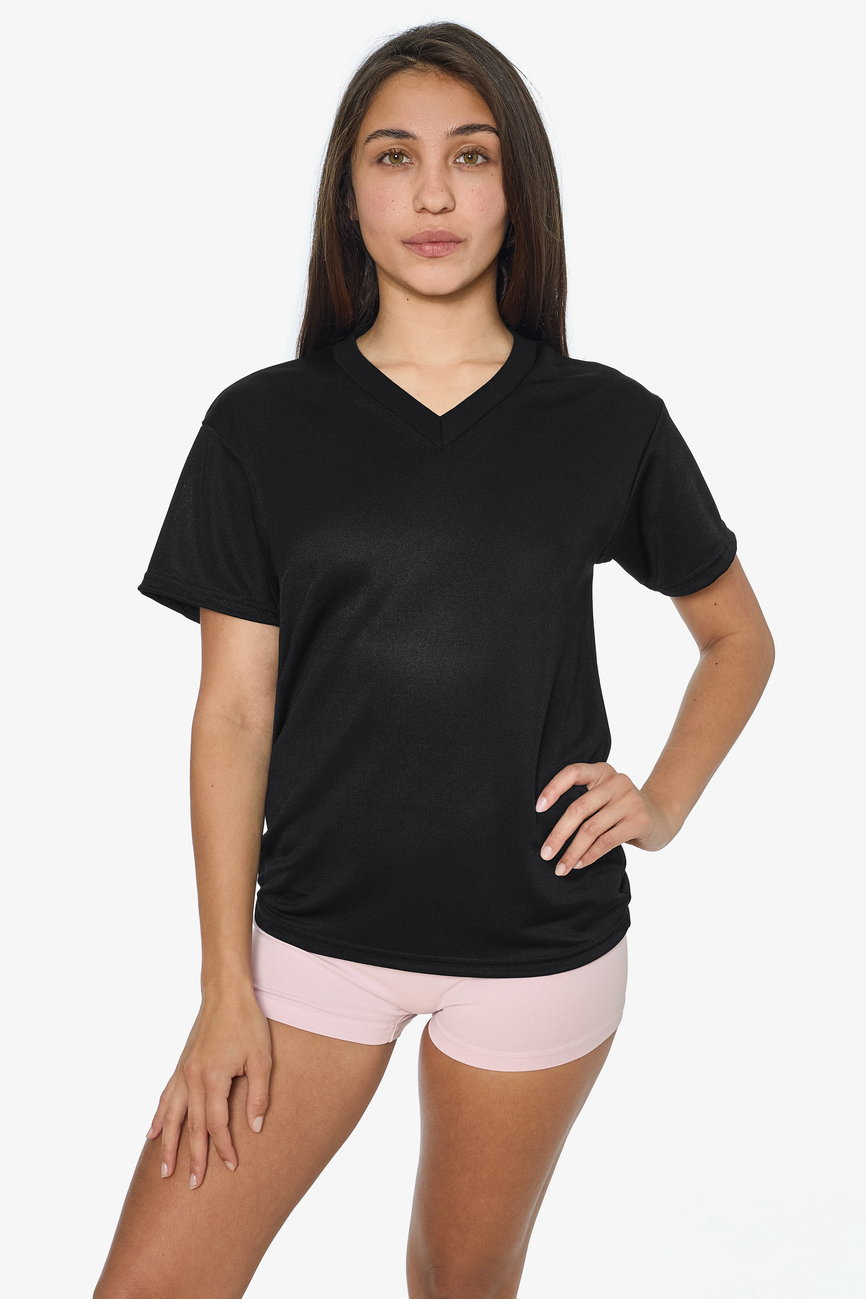 PPQ56 - Boxy Fit V-Neck Tee - Image 33