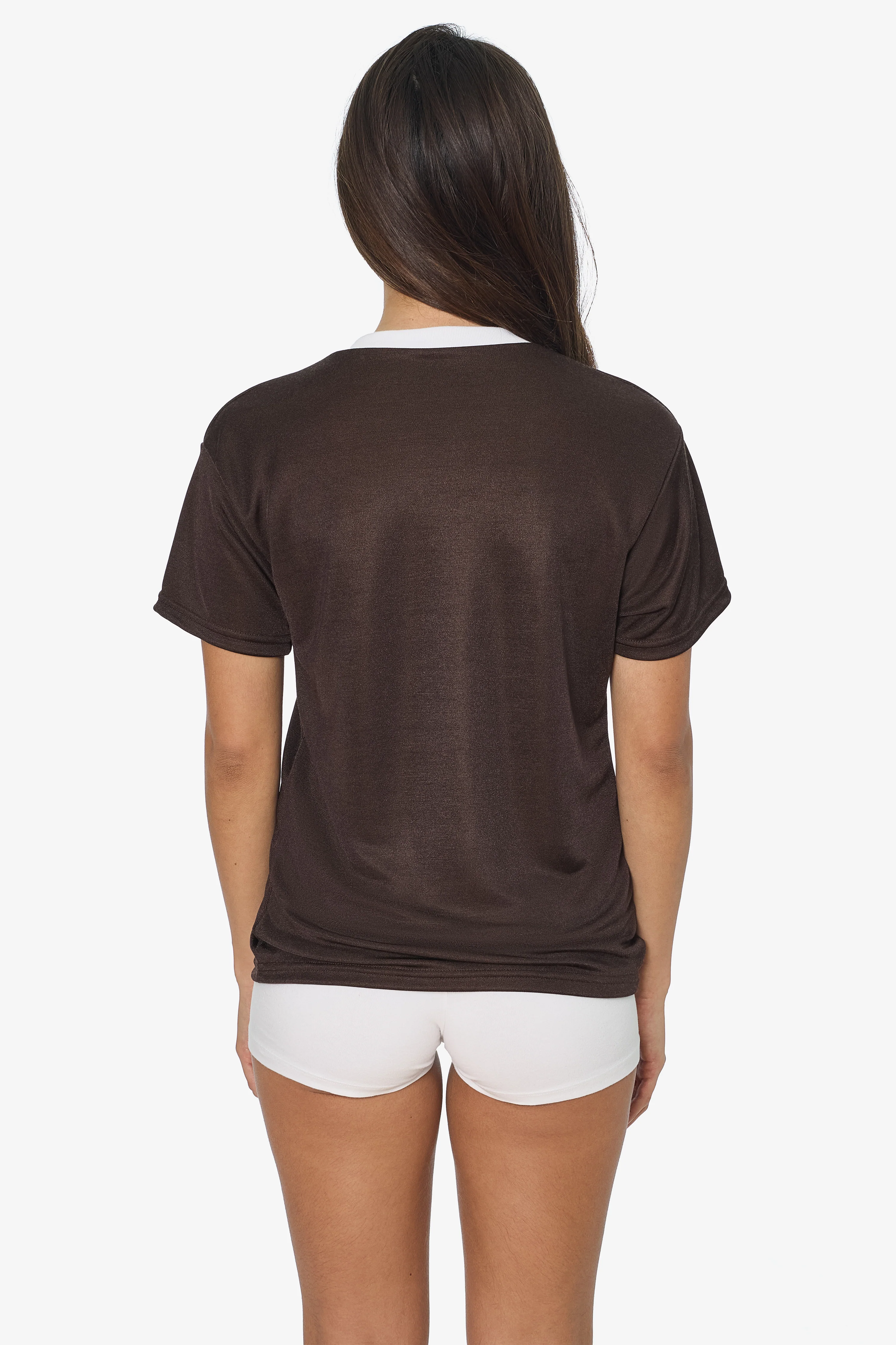 PPQ56 - Boxy Fit V-Neck Tee - Image 7