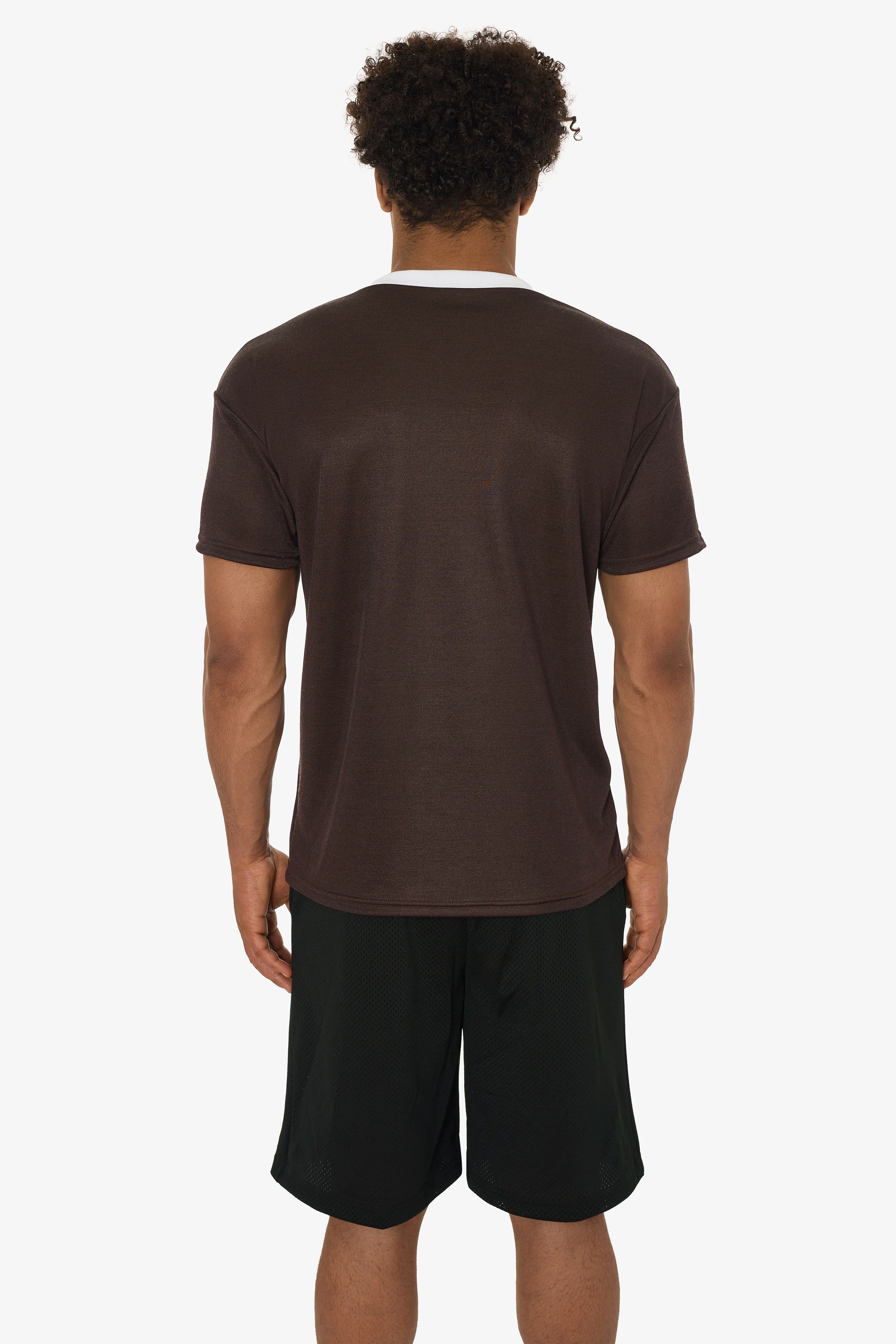 PPQ56 - Boxy Fit V-Neck Tee - Image 9