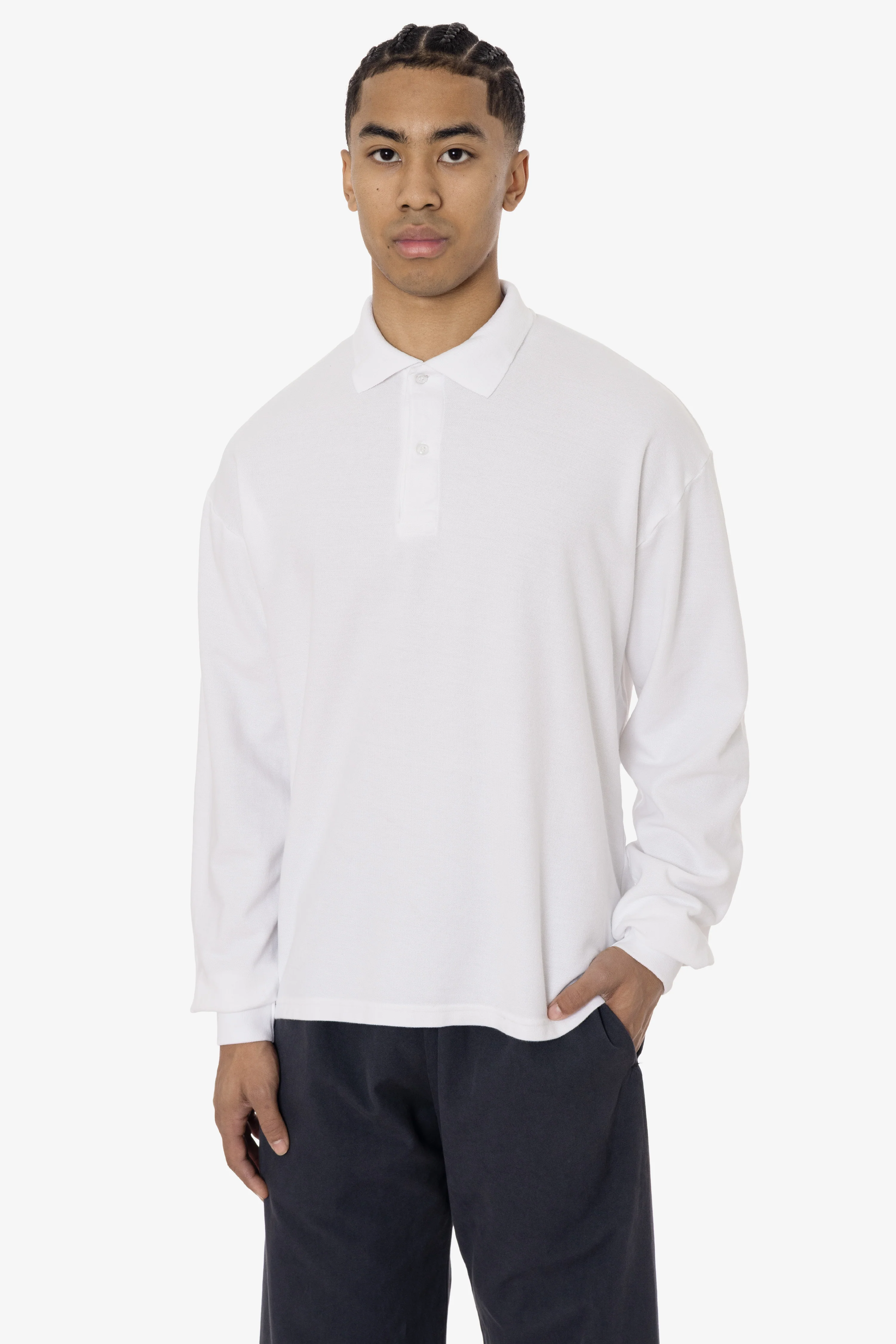 PQ24417GD - Long Sleeve Pique Polo - Image 10