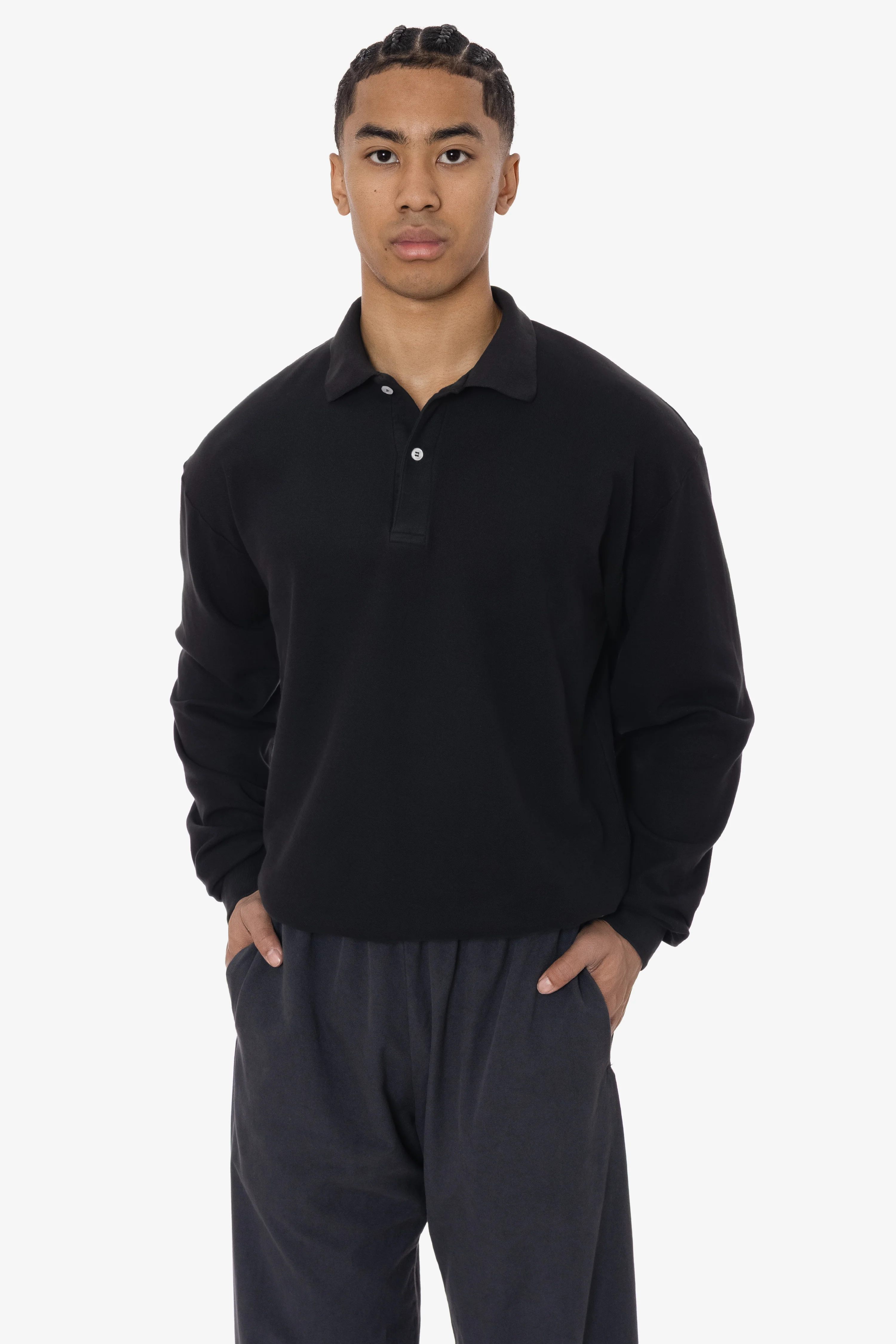 PQ24417GD - Long Sleeve Pique Polo - Image 14