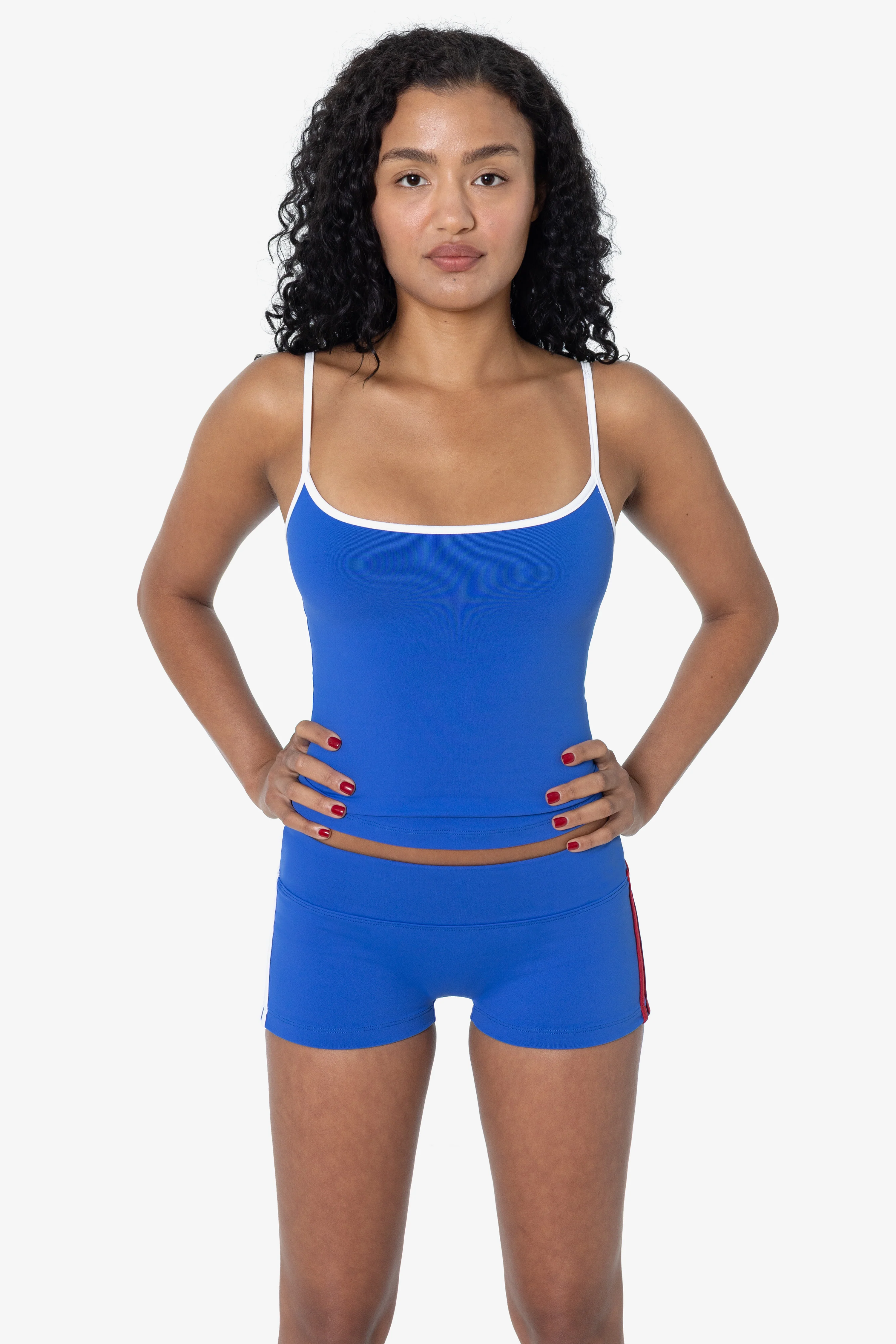 RAW311-WC - Contrast Performance Spaghetti Tank - Image 2