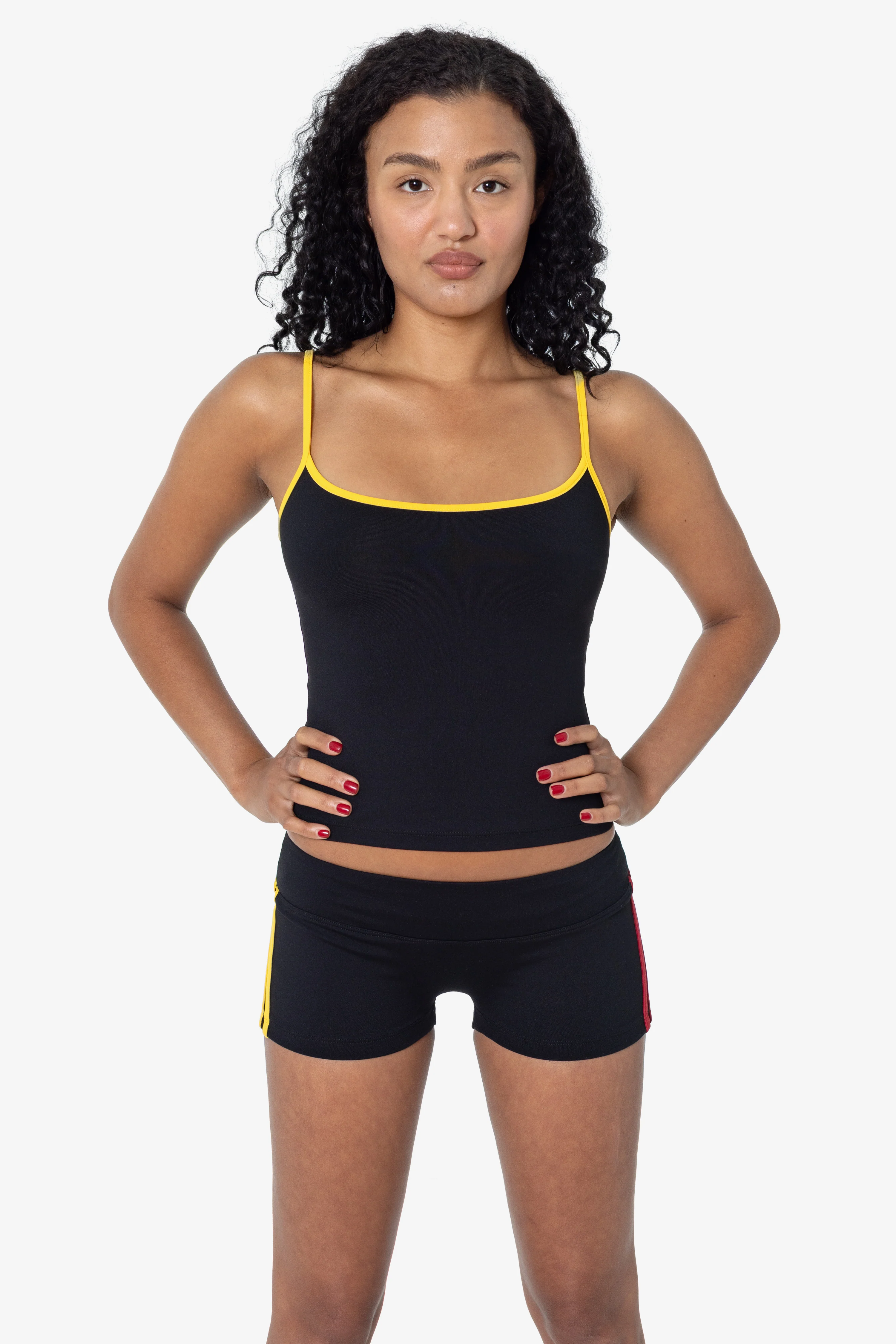 RAW311-WC - Contrast Performance Spaghetti Tank - Image 8