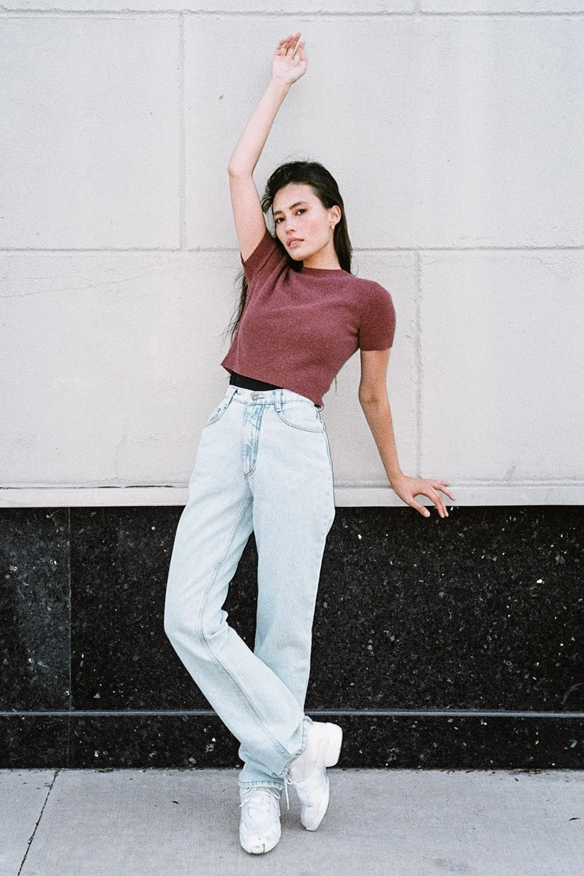 RFK381 - Cashmere Knit Crop Tee - Image 16