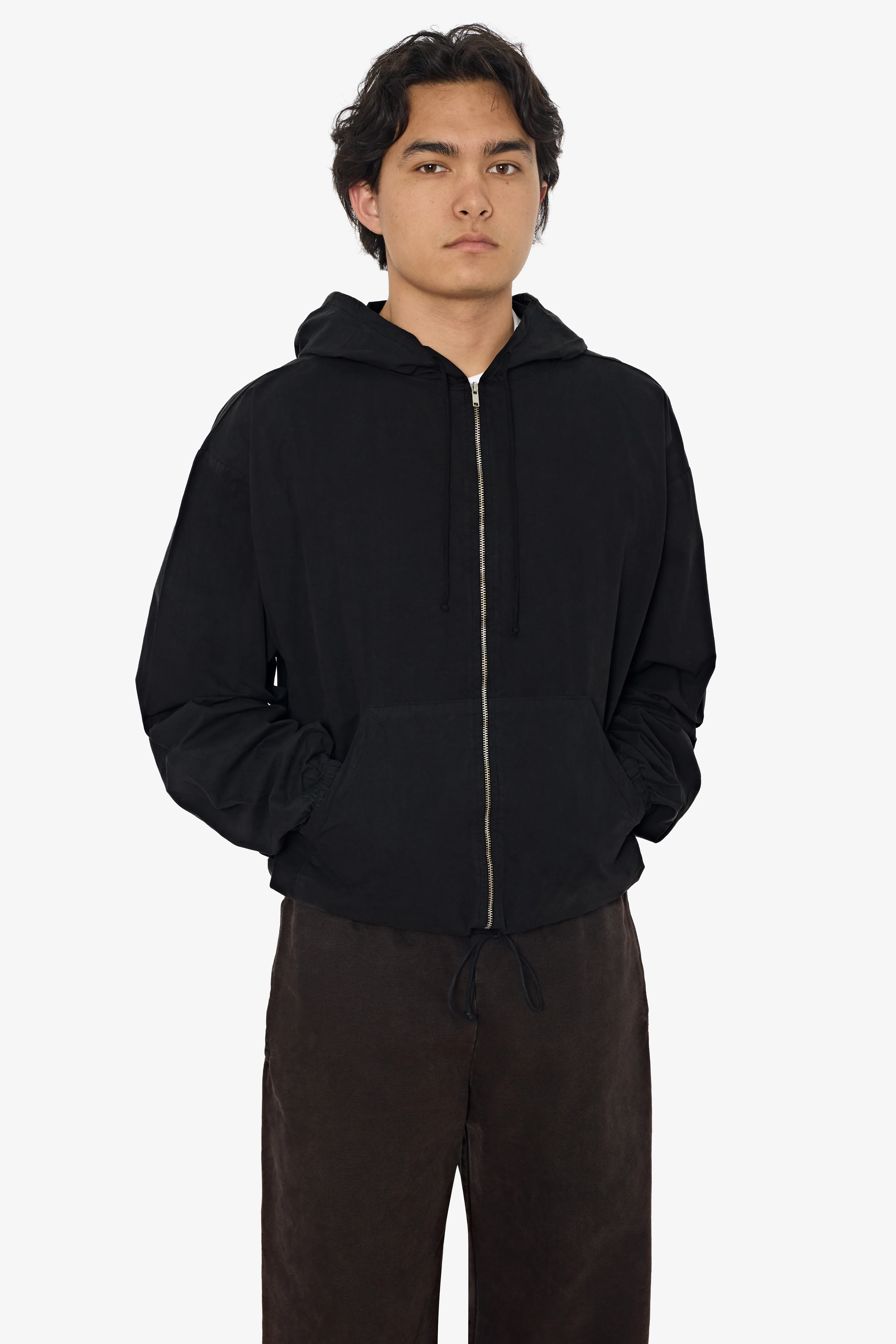 RJC410GD - Cotton Poplin Zip-Up Hooded Jacket - Image 10