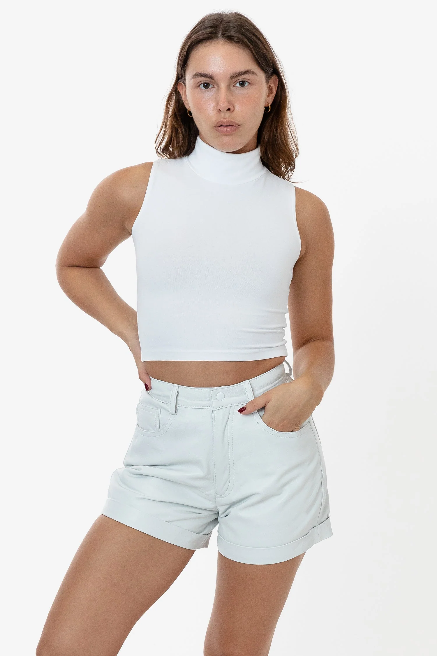 RLH3015 - Leather Cuffed Short - Image 2