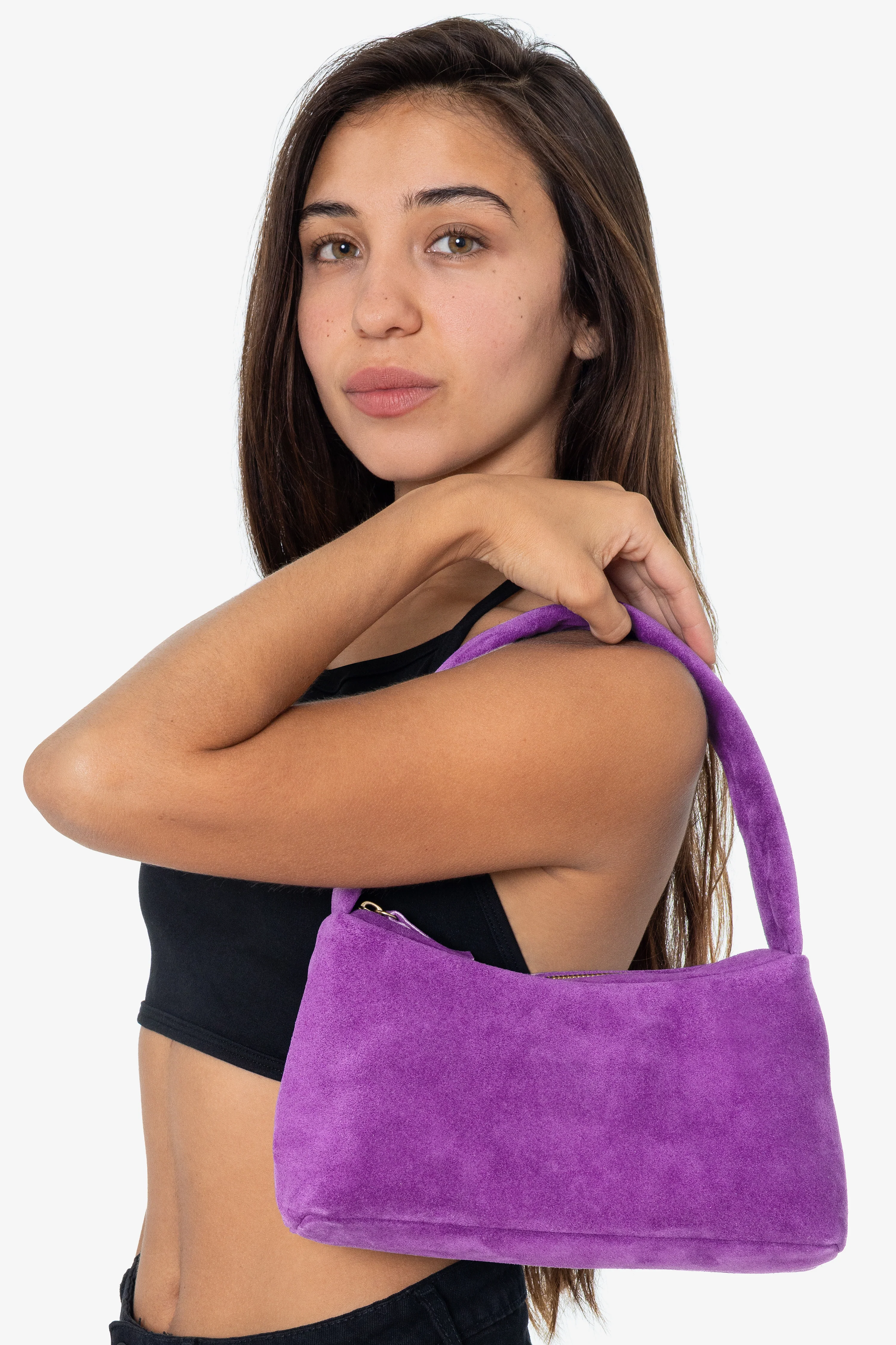 RLH3471 - Soft Suede Shoulder Bag - Image 32