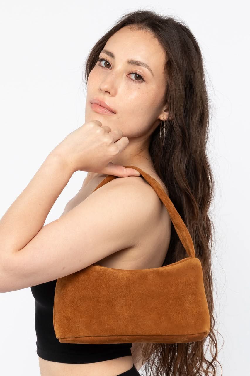RLH3471 - Soft Suede Shoulder Bag - Image 9