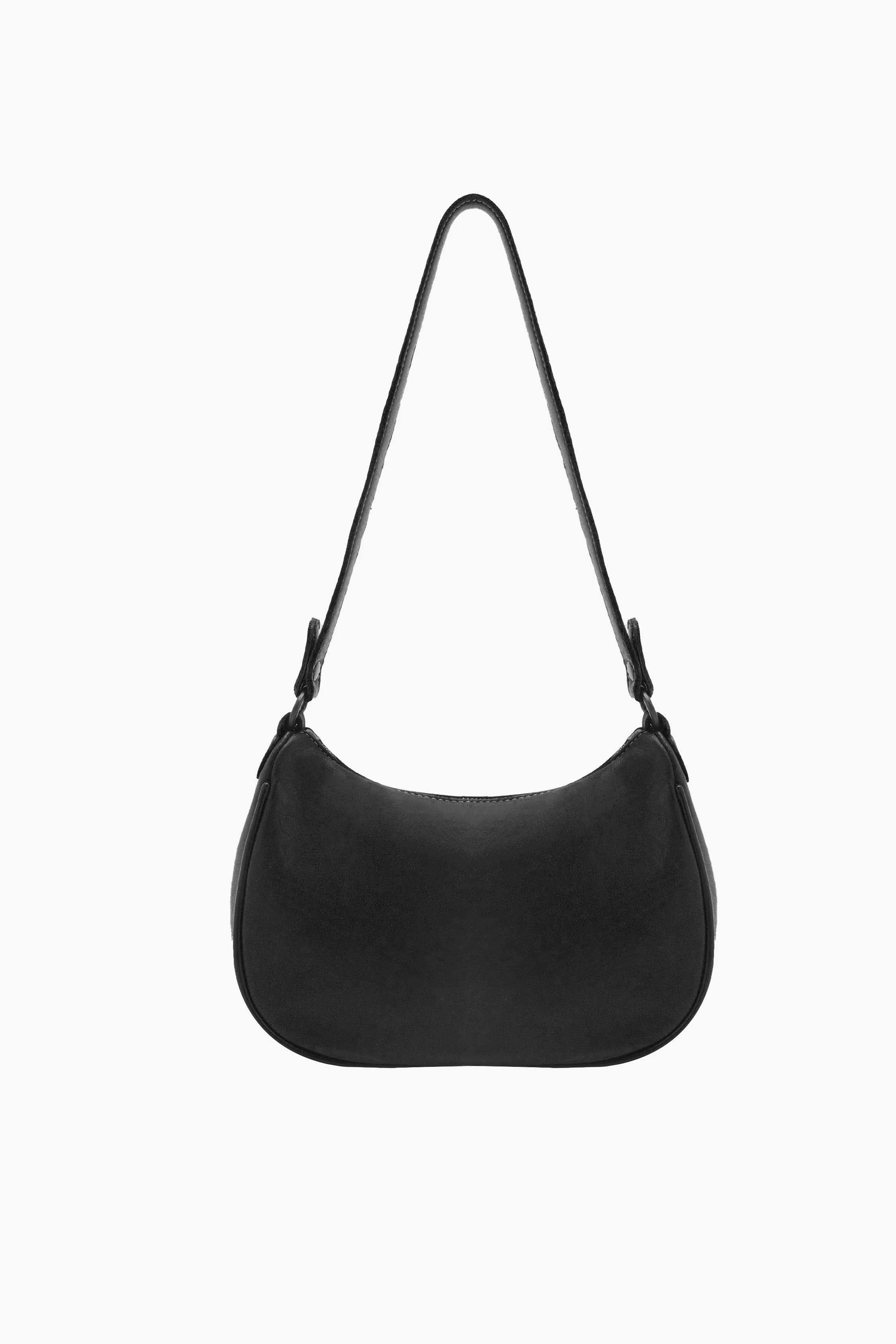 RLH3487 - Leather Crescent Shoulder Bag - Image 10