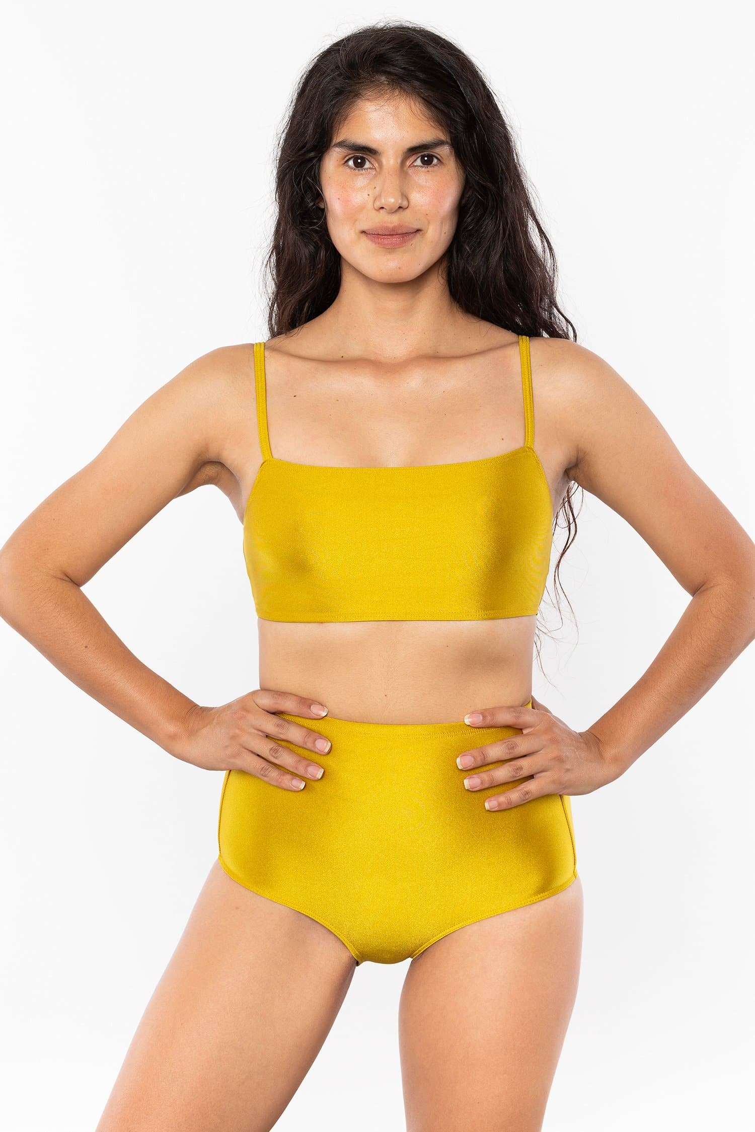 RNT075 - The Monochromatic Minimalist Crop Swim Top - Image 5