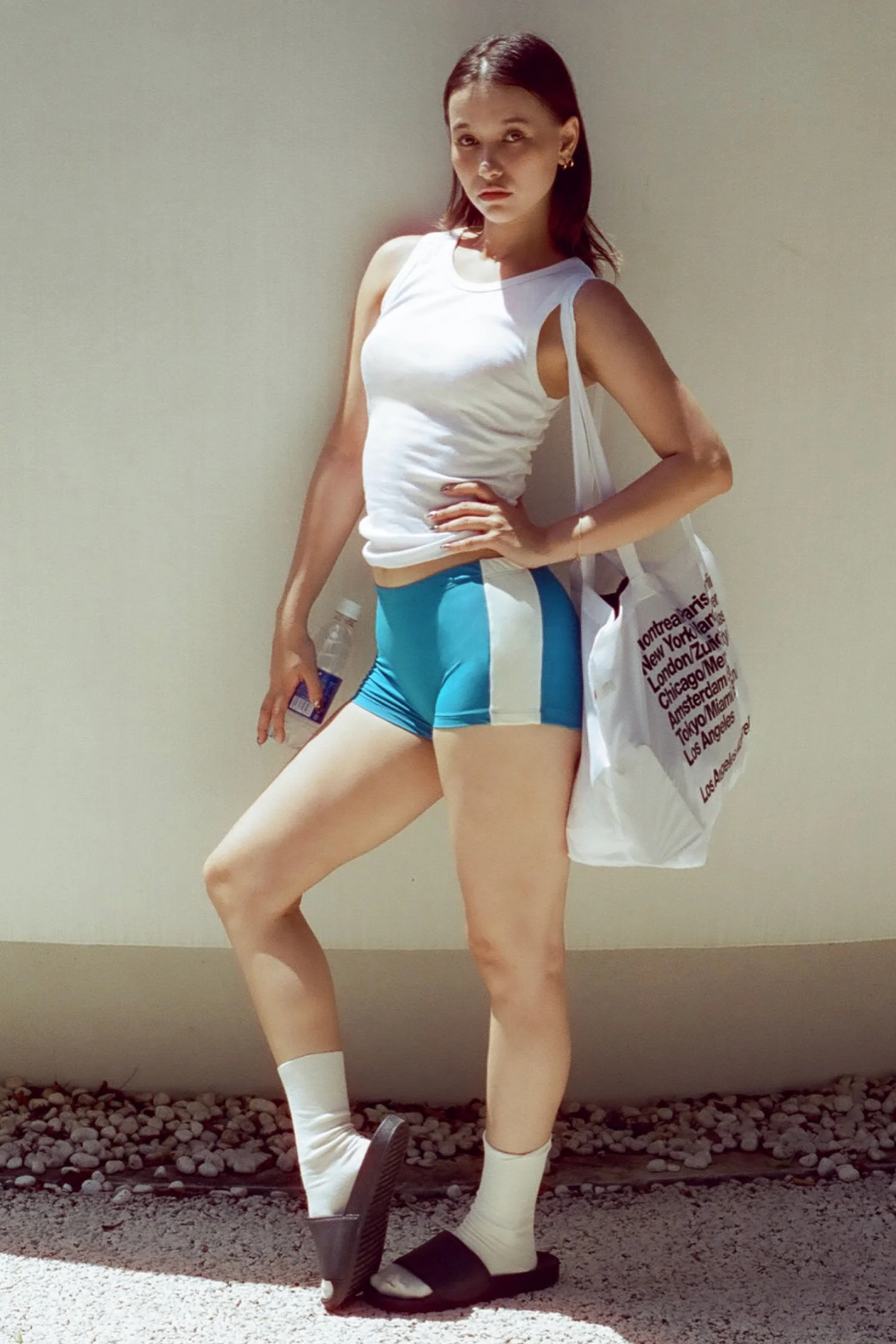 RNT532 - Nylon Tricot 2-Tone Mini Shorts - Image 5