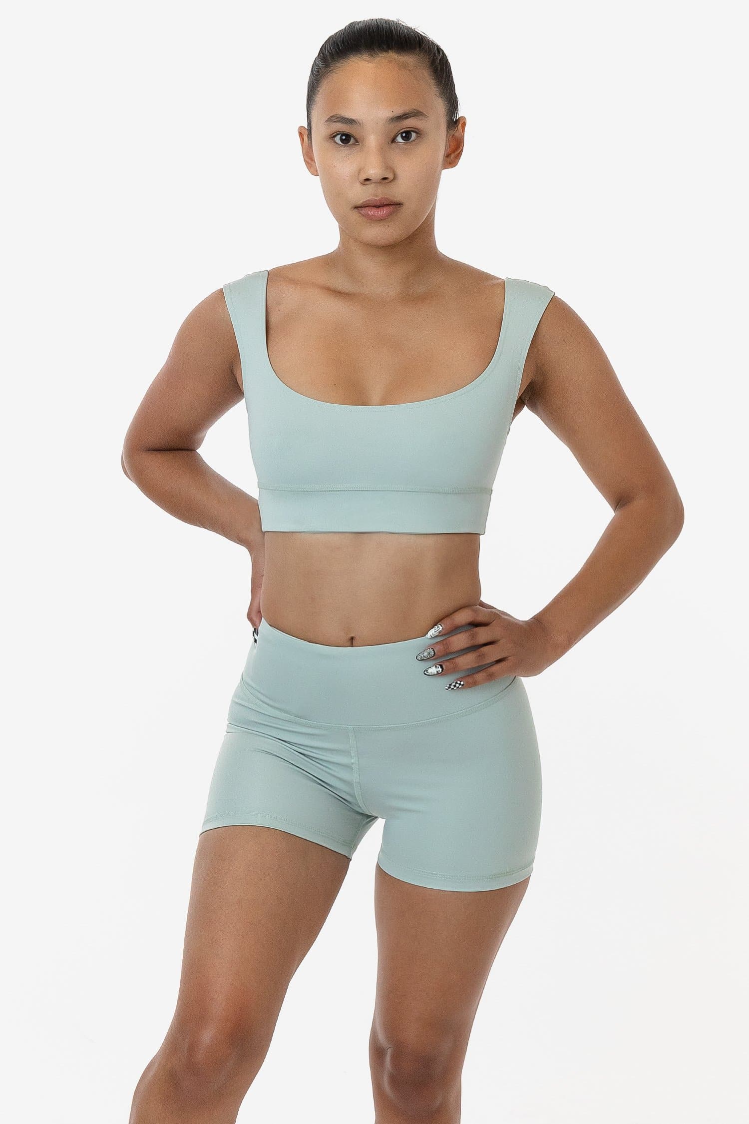 RPL055 - Poly Interlock Squareneck Sport Top - Image 12