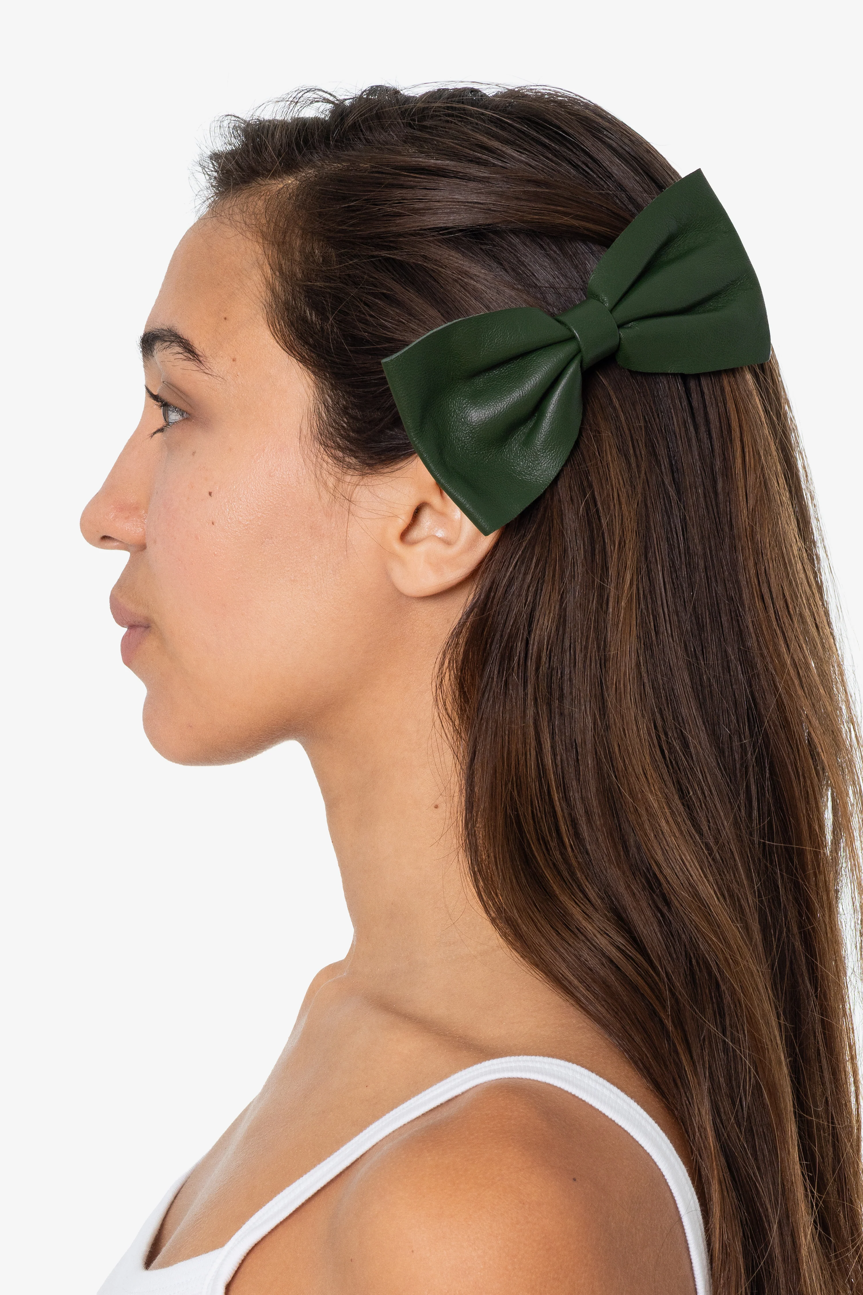 RSALH509 - Classic Leather Bow Clip - Image 18