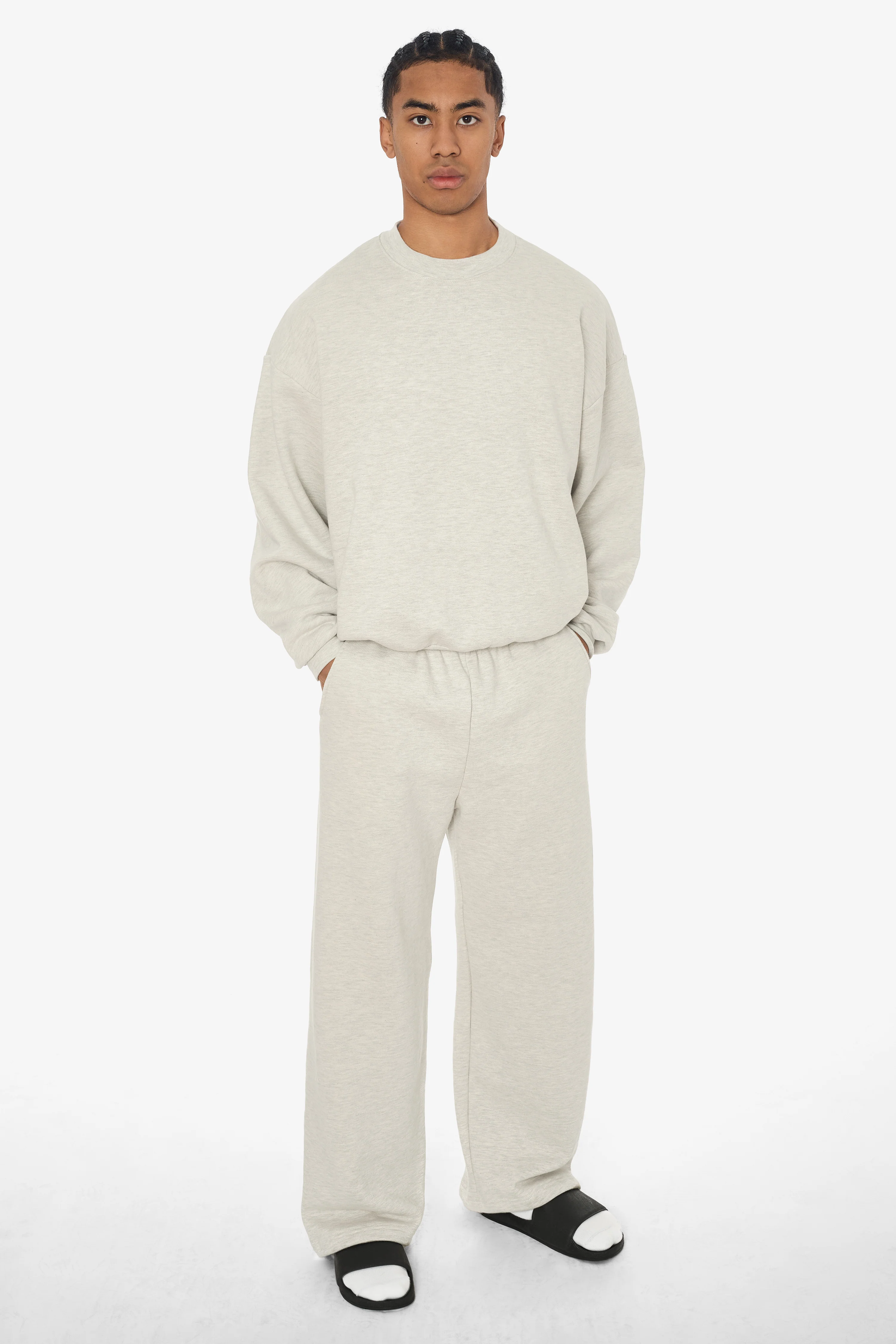 SF1045 - 12 oz Scour Fleece Open Bottom Sweatpants - Image 2