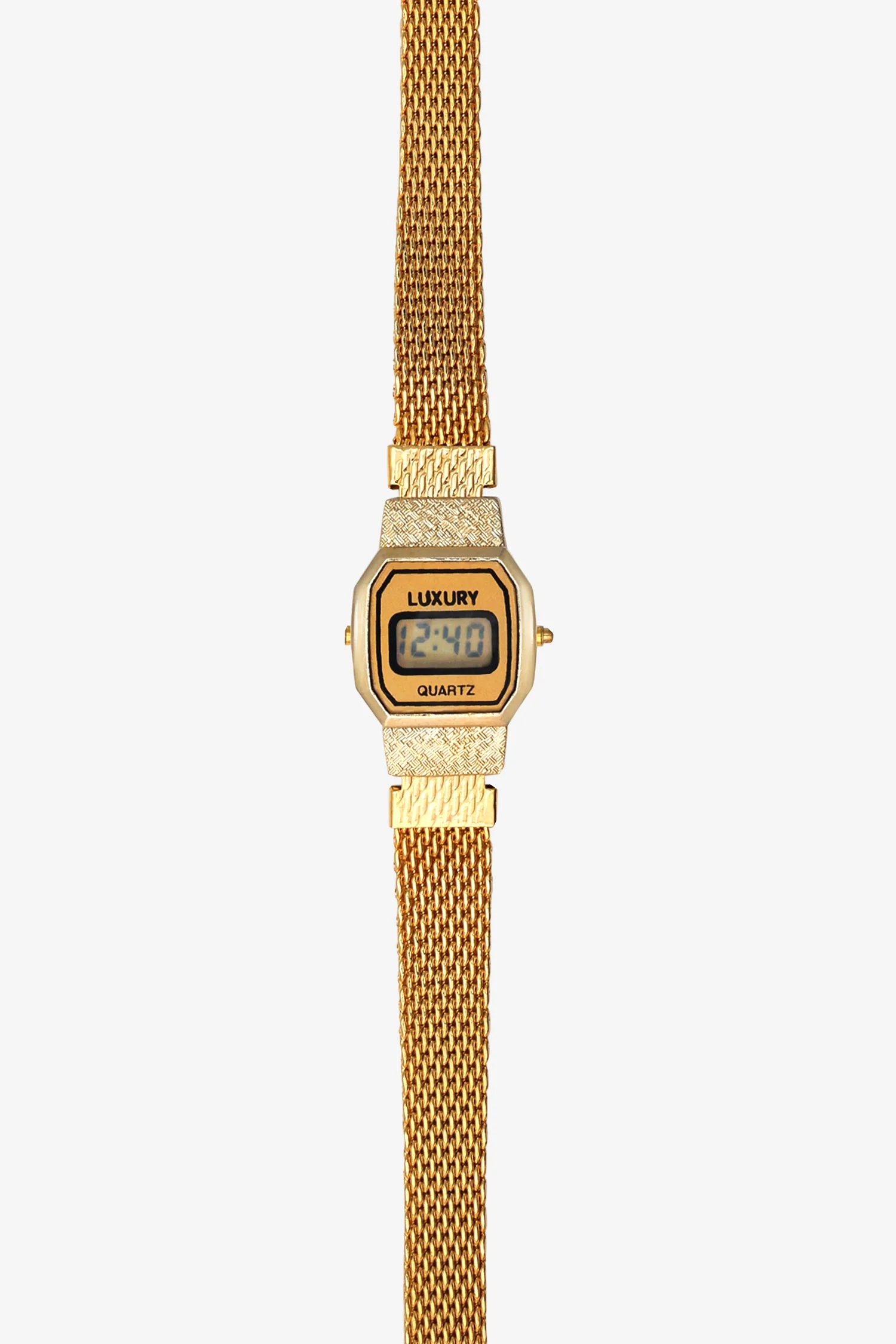 WCHRA62 - Tiny Square Metal Mesh Luxury Watch
